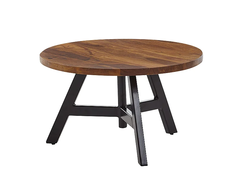 Couchtisch Sofatisch Massivholz 60x60x35 cm Wohnzimmertisch Tisch Rund