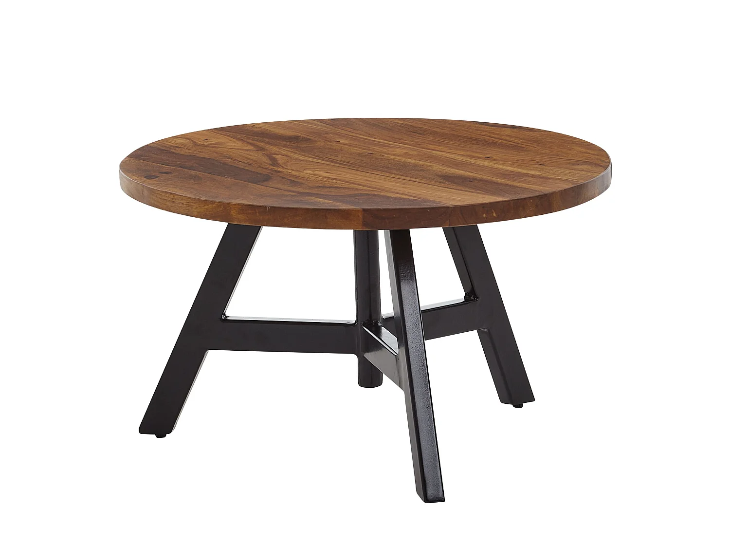 Couchtisch Sofatisch Massivholz 60x60x35 cm Wohnzimmertisch Tisch Rund