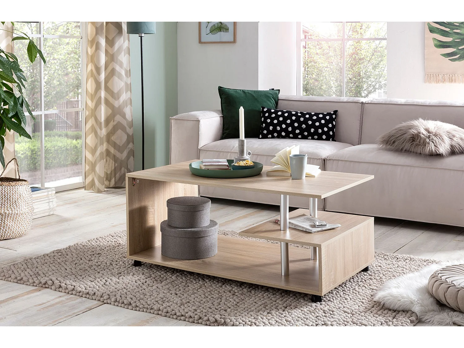 table basse 105 x 48,5 x 60 cm table basse table basse à roulettes