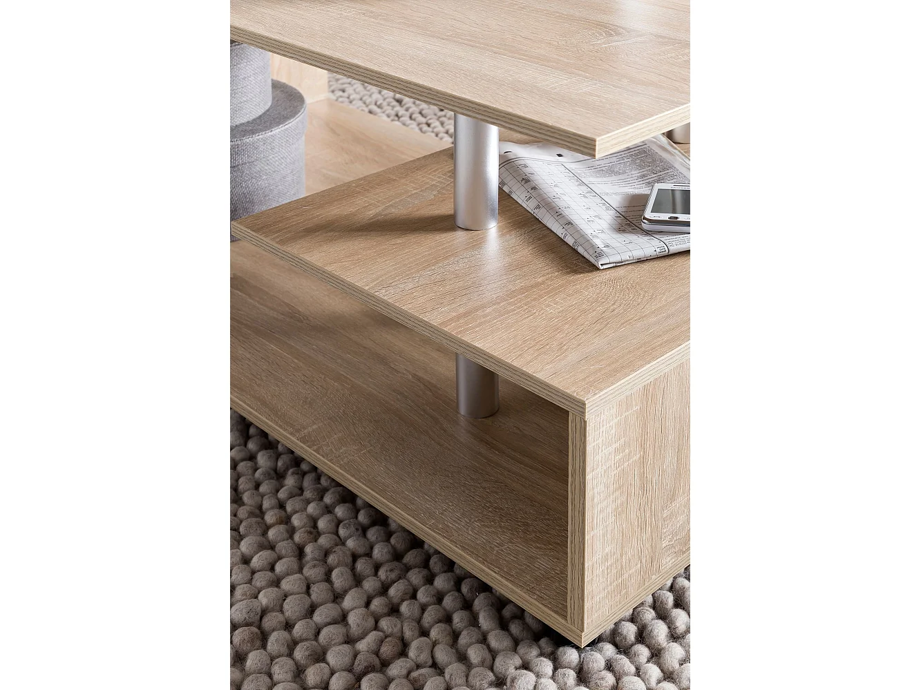 table basse 105 x 48,5 x 60 cm table basse table basse à roulettes