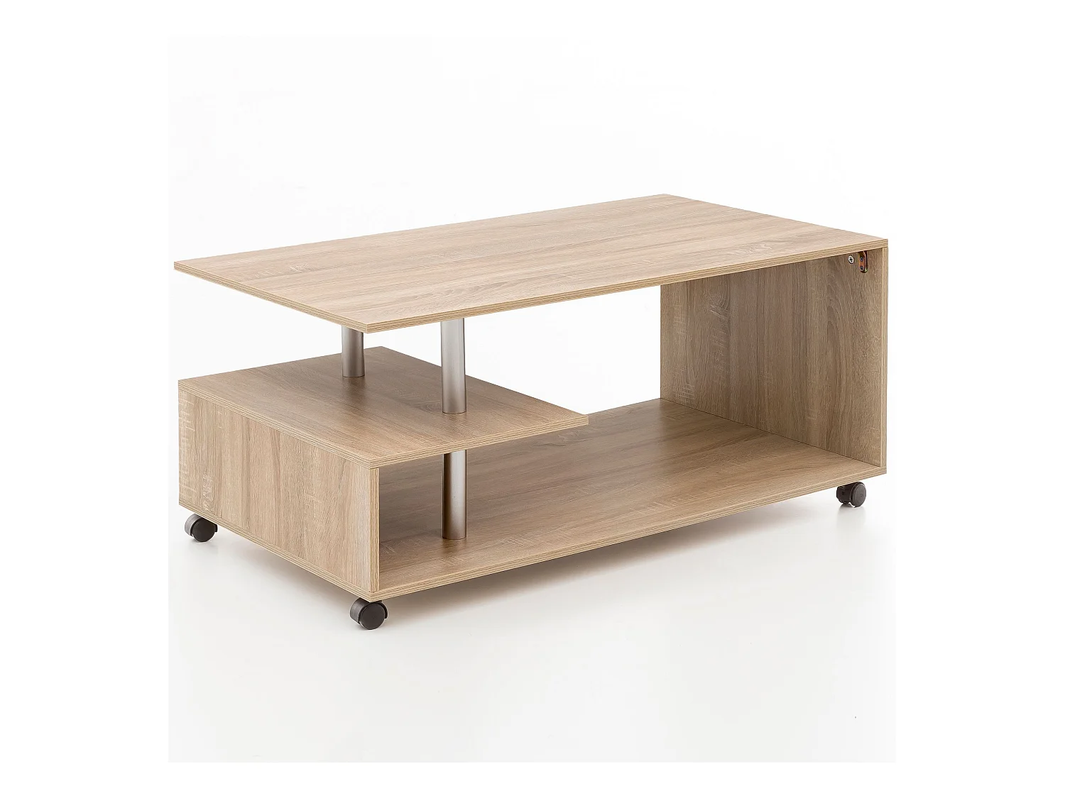 table basse 105 x 48,5 x 60 cm table basse table basse à roulettes