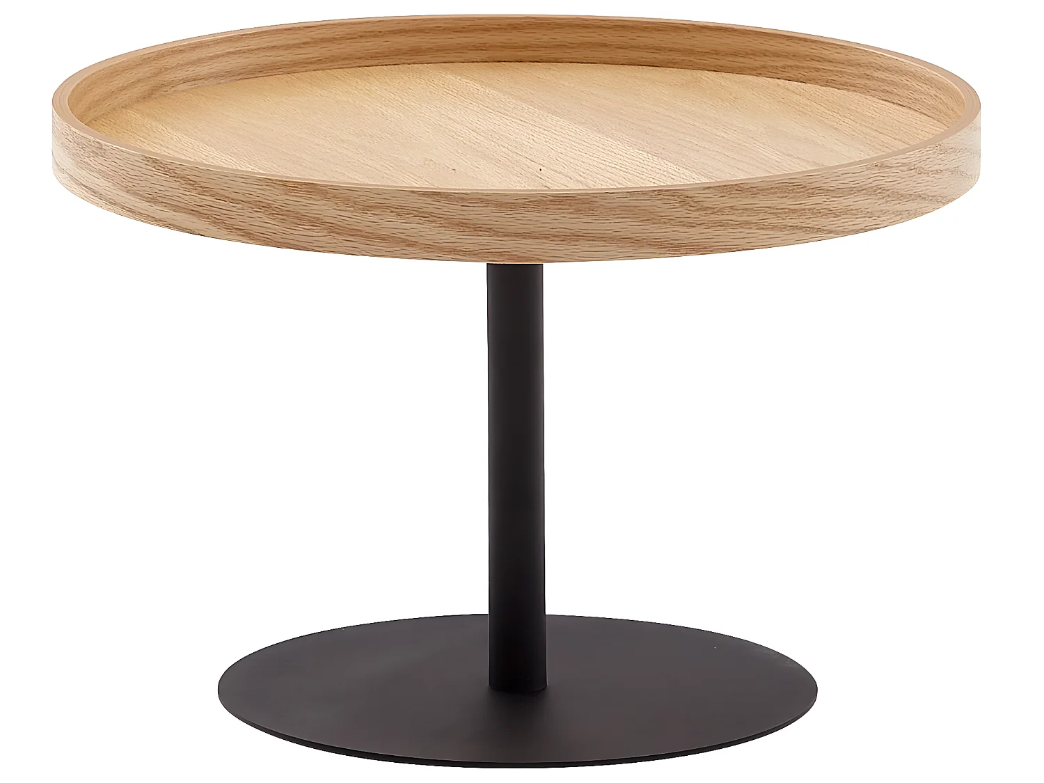 Table basse 61x61x40 cm vivant autour de la table en métal bois table de salle