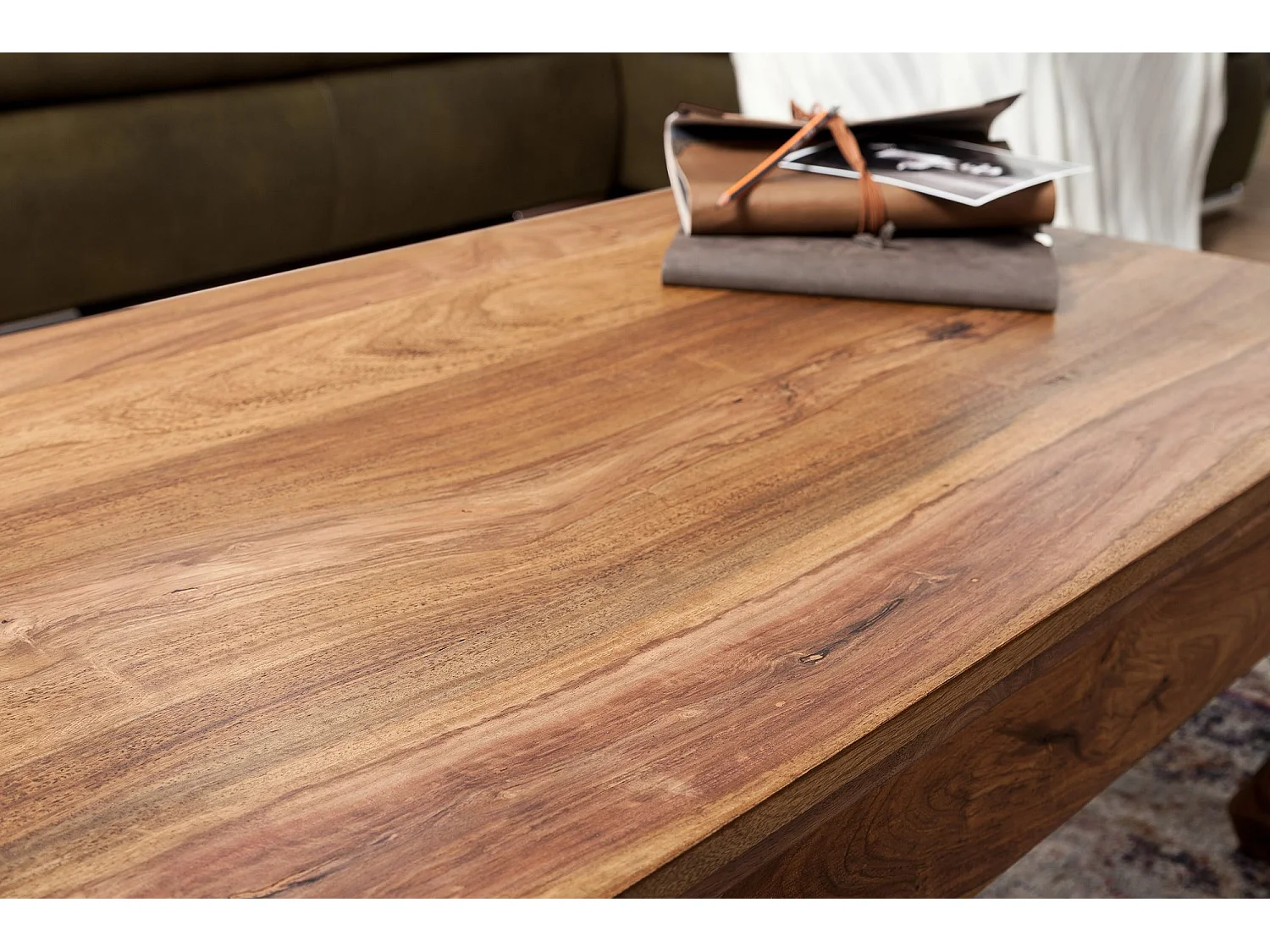 Massiv-Holz Couchtisch Wohnzimmertisch Beistelltisch Landhaus Sofatisch