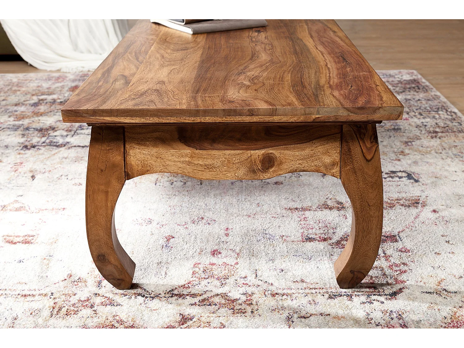 Massiv-Holz Couchtisch Wohnzimmertisch Beistelltisch Landhaus Sofatisch