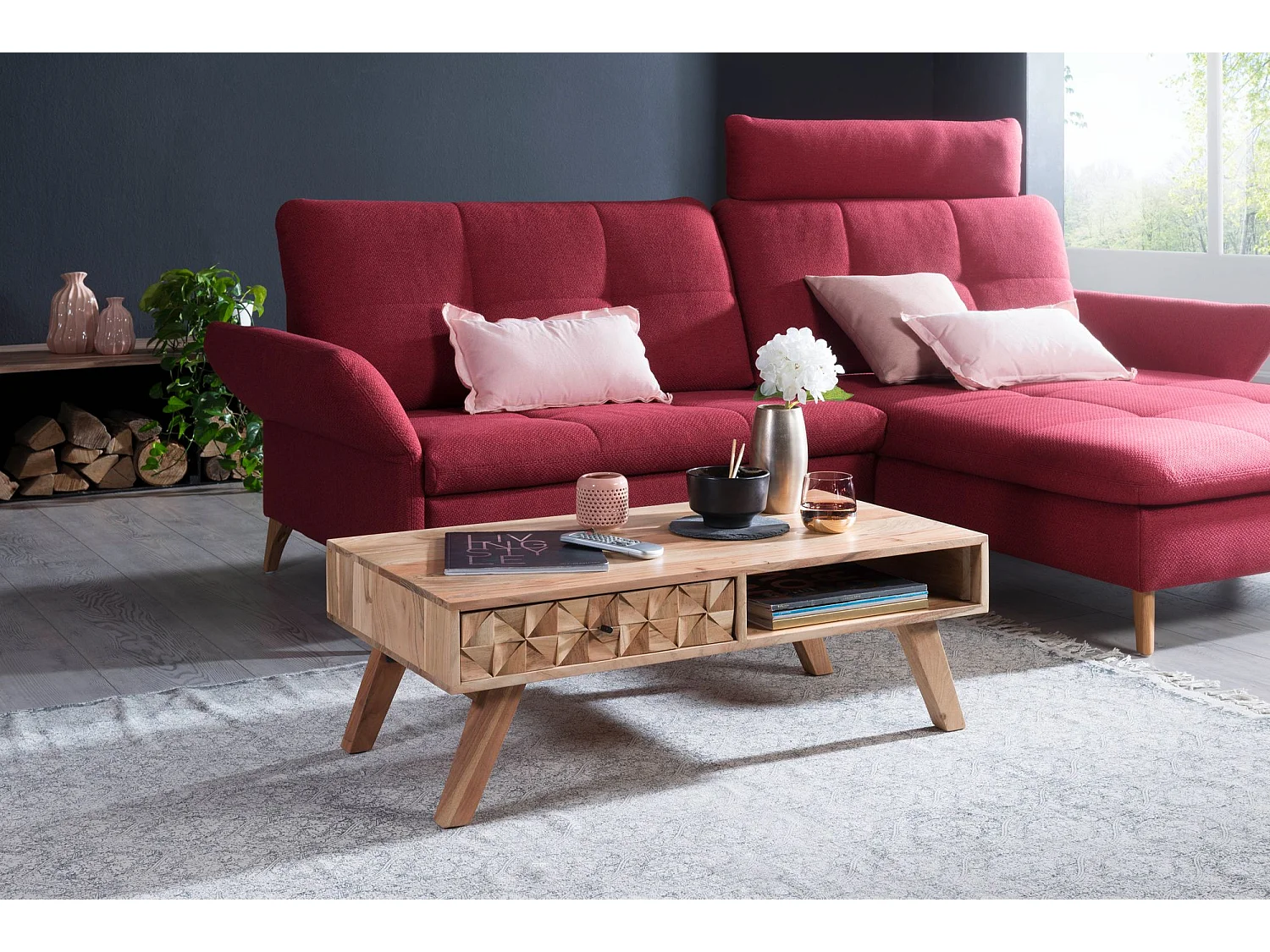 Couchtisch REWA Wohnzimmertisch Holztisch Sofatisch Tisch Wohnzimmer