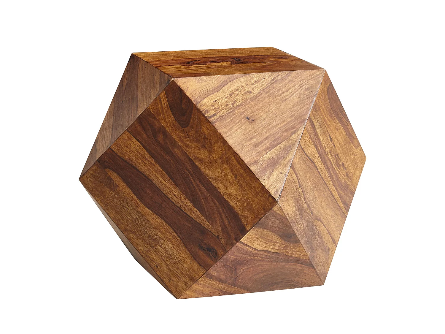 Couchtisch 57 x 42,5 x 57 cm Massivholz Sofatisch Wohnzimmertisch Tisch