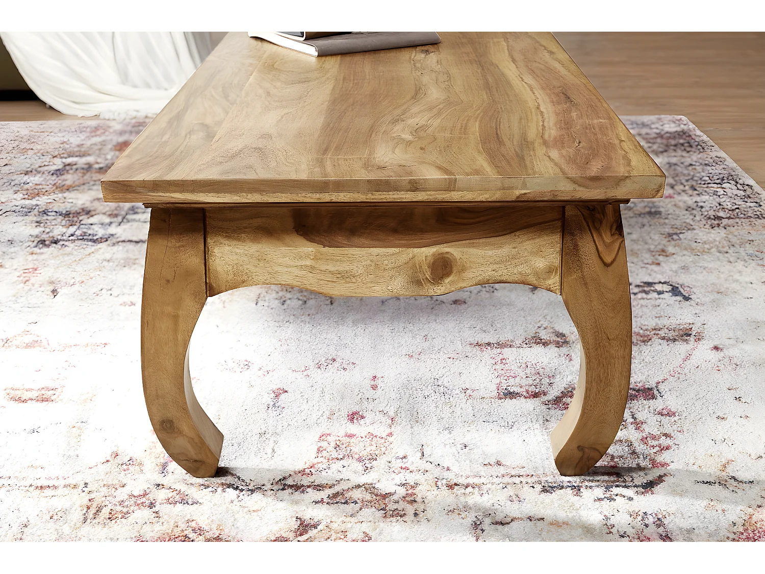 Massiv-Holz Couchtisch Wohnzimmertisch Beistelltisch Landhaus Sofatisch