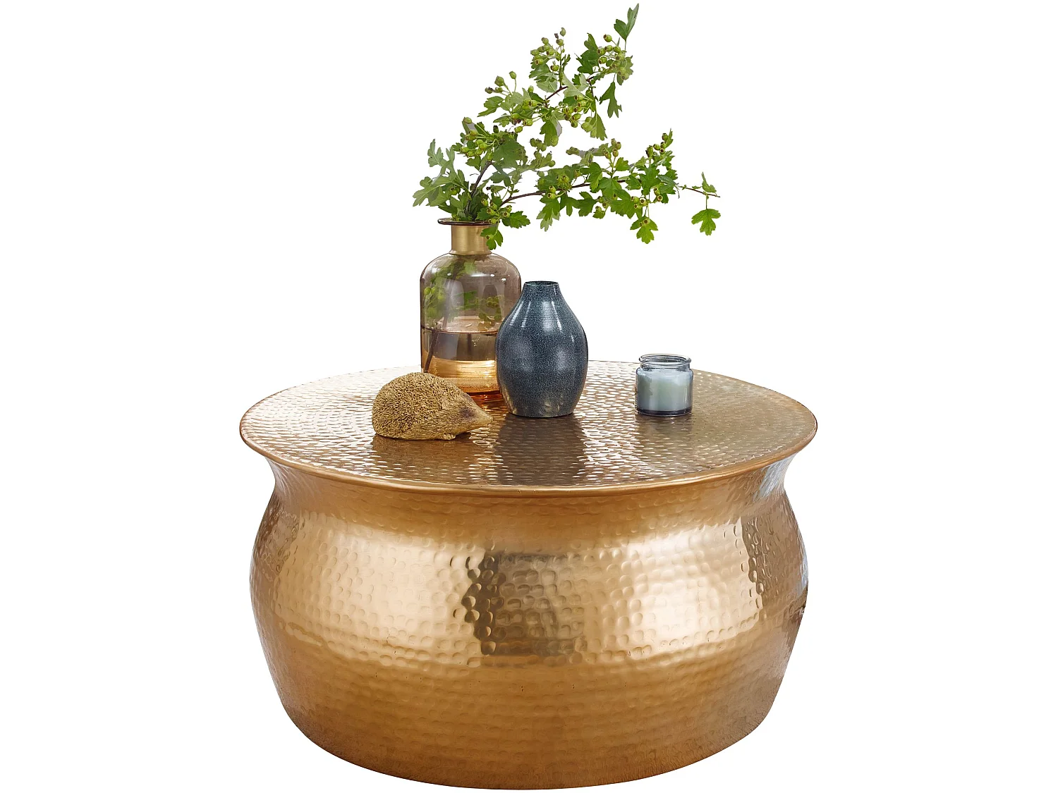 Table Basse Métal 60x30,5x60 cm Table d'appoint Design Bout de canapé