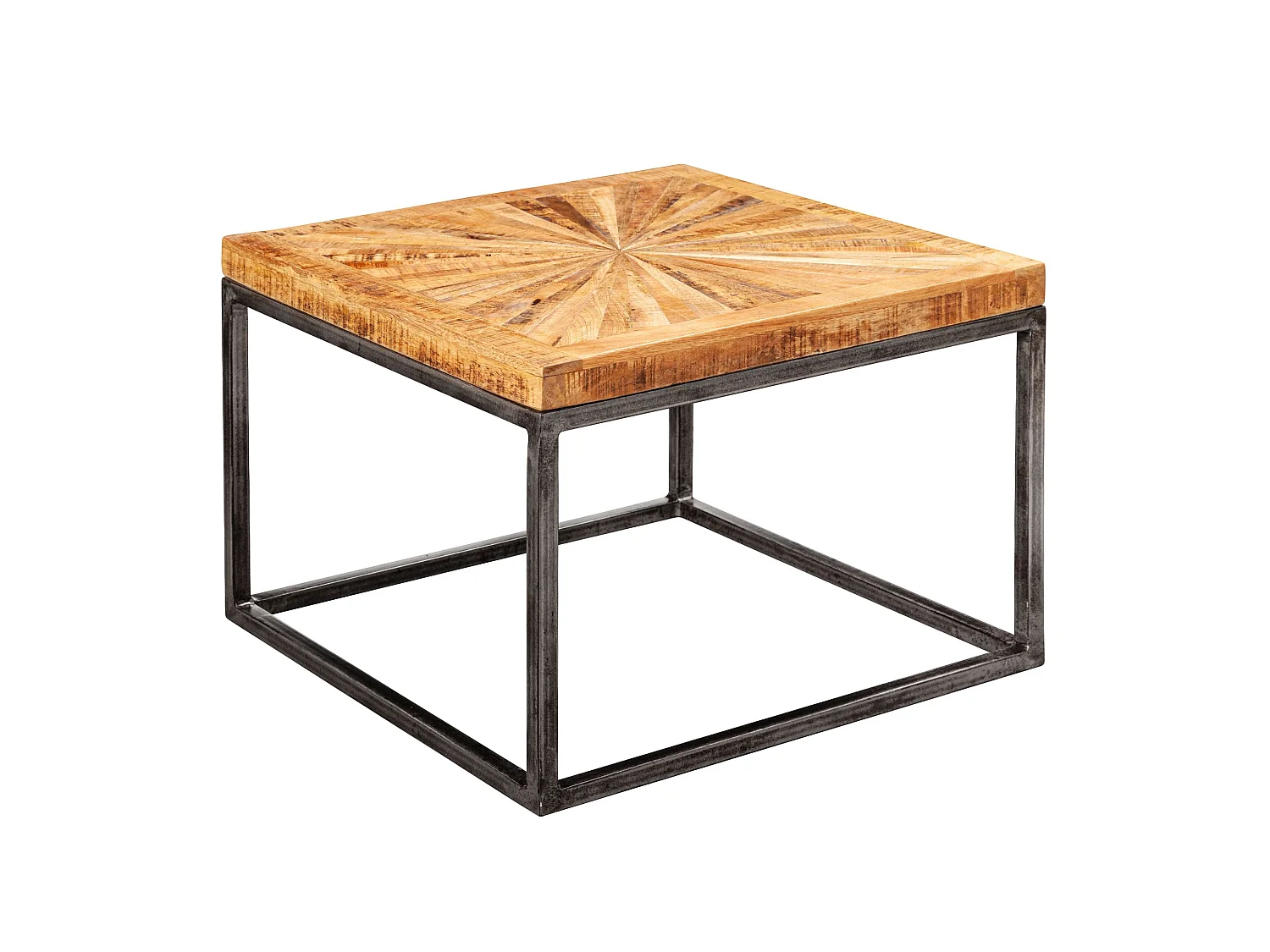 table basse en bois massif 55x55 cm table de salon table moderne table de canapé
