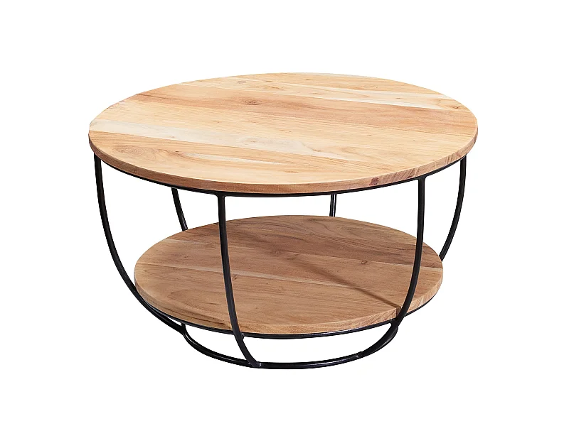 Couchtisch 60 cm Wohnzimmertisch Holz Massiv Sofatisch Tisch Wohnzimmer