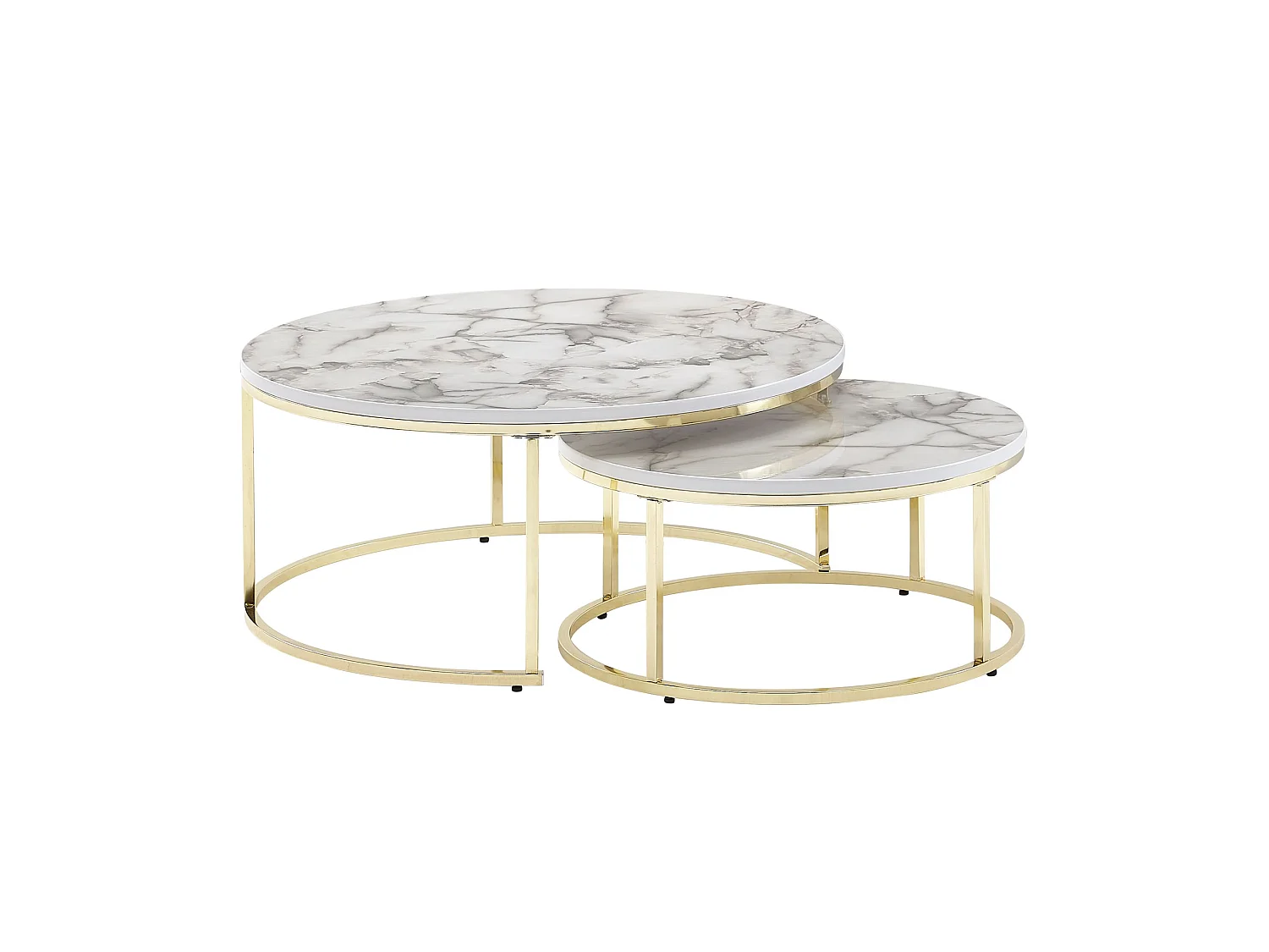 tavolo  divano tavolo set di 2 tavolini in marmo bianco ottico tavolo moderno tavolo ad incastro