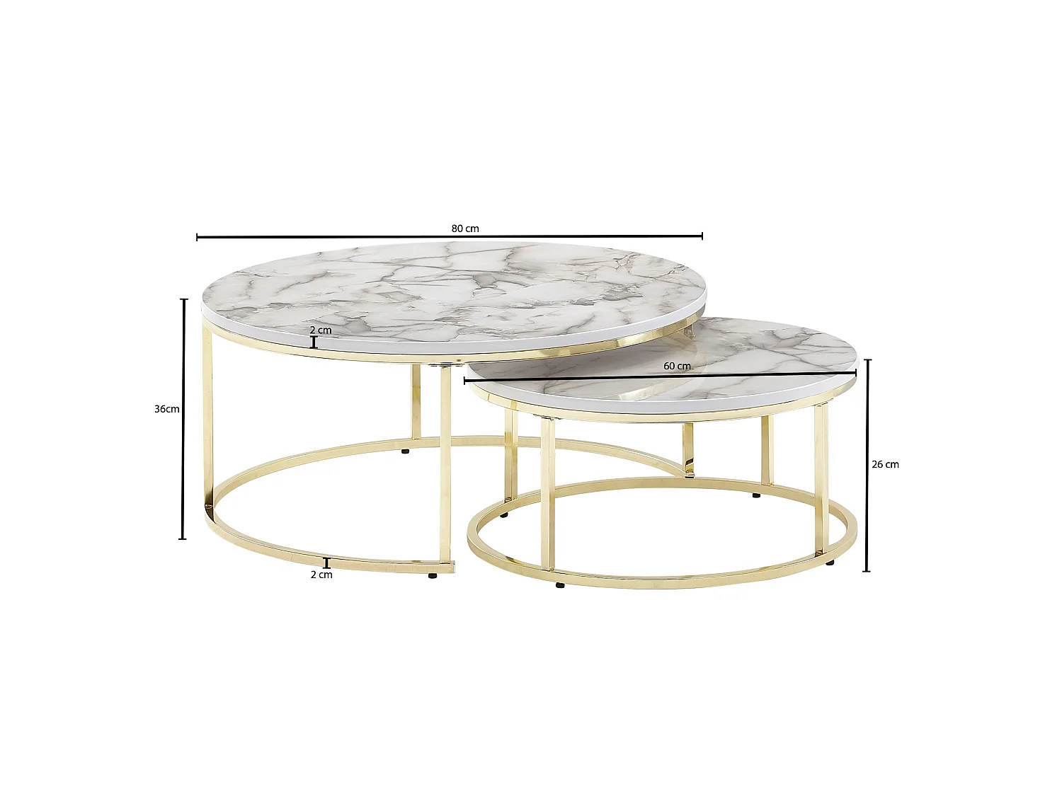 tavolo  divano tavolo set di 2 tavolini in marmo bianco ottico tavolo moderno tavolo ad incastro