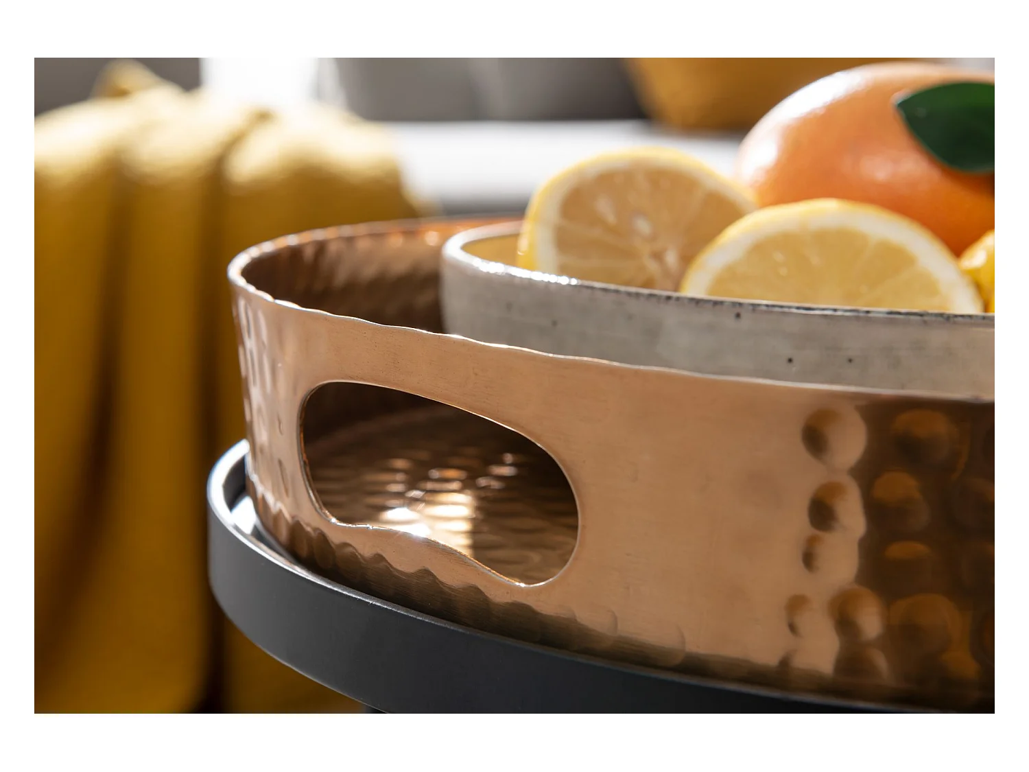 Beistelltisch  Sofatisch Set Metall Tabletttisch Couchtisch Tisch Rund