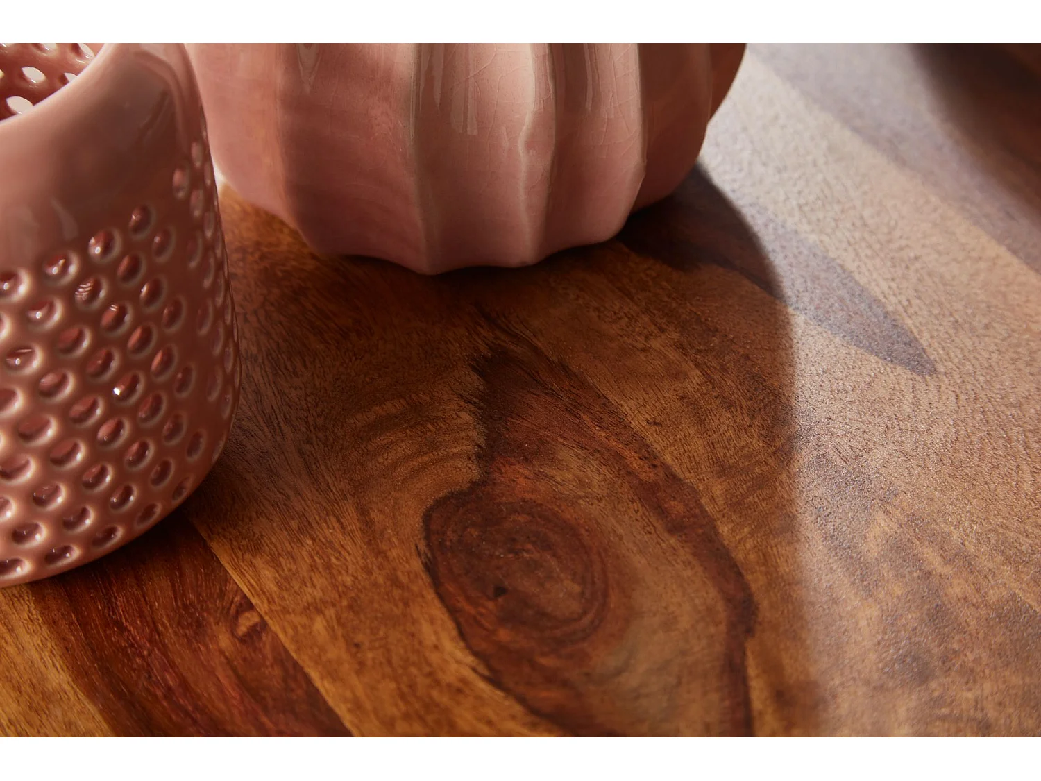 2er Set Beistelltisch Sheesham Holz Massiv Wohnzimmer Tisch Couchtisch