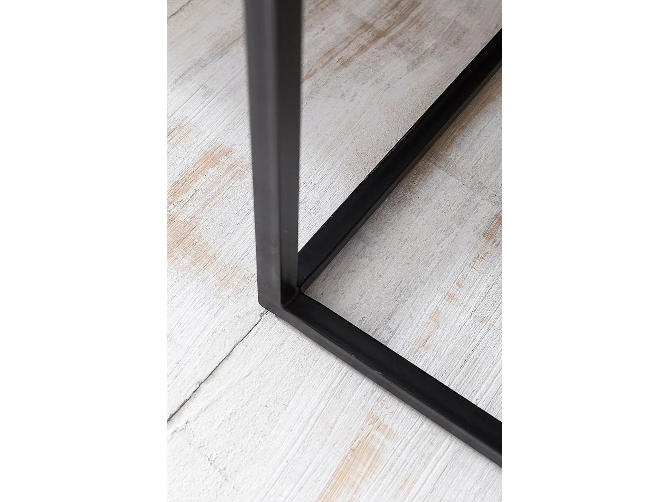 Set di 2 Tavolini Divano Tavolo Due Parti Legno Massello Piccolo