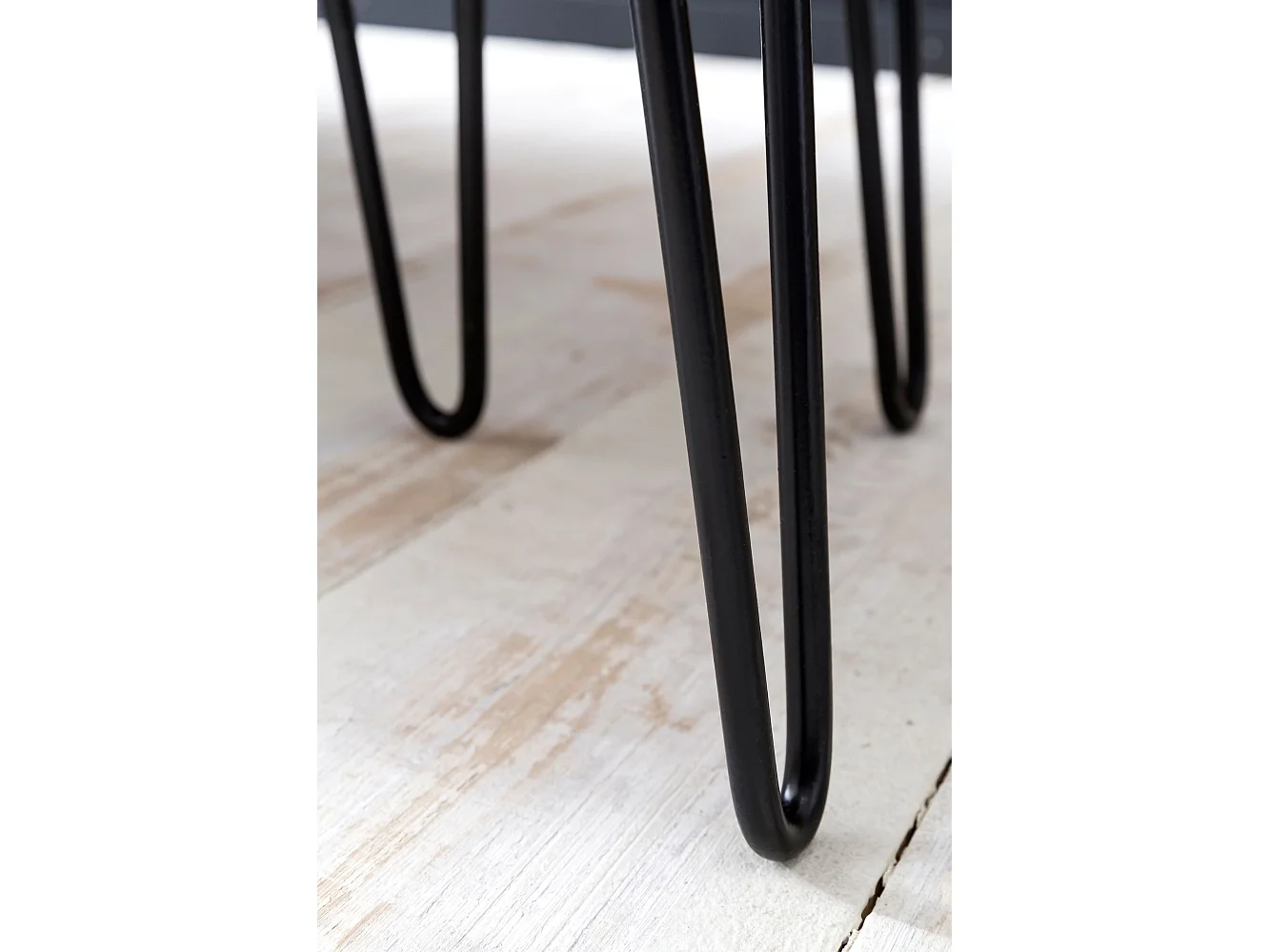 2er Set Beistelltisch FB51455 Sheesham Holz Metall Wohnzimmer Couchtisch