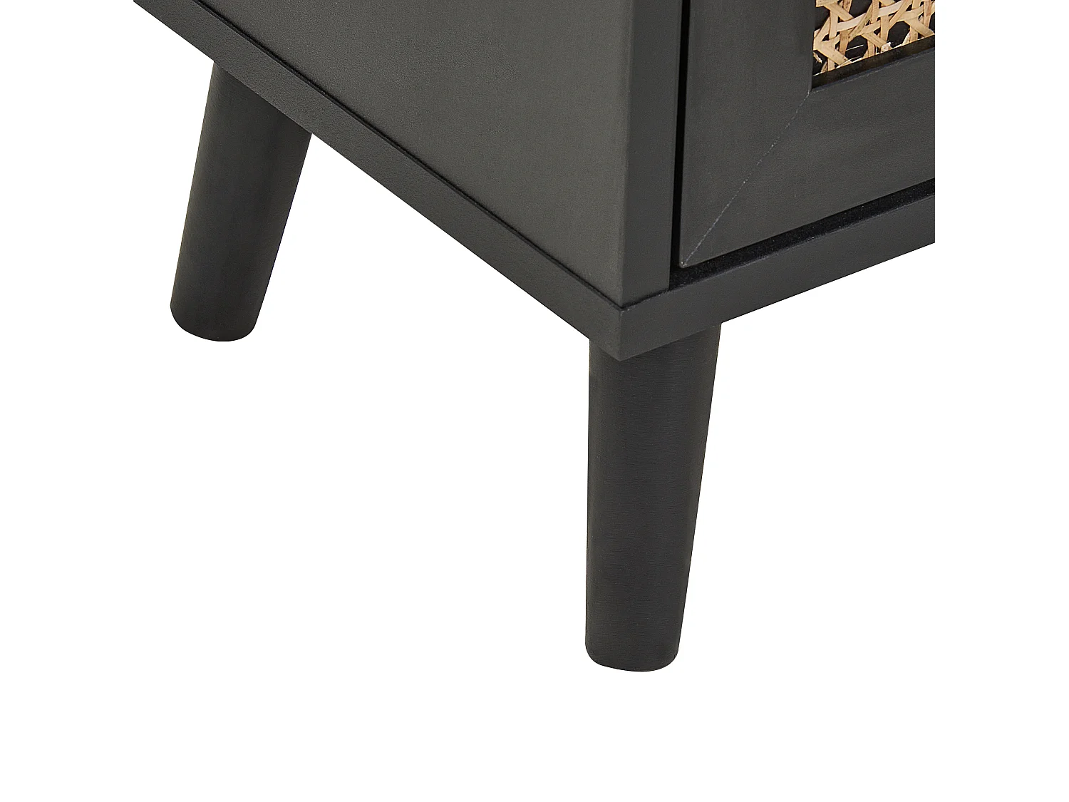 Table de nuit à 2 tiroirs OPOCO Noir