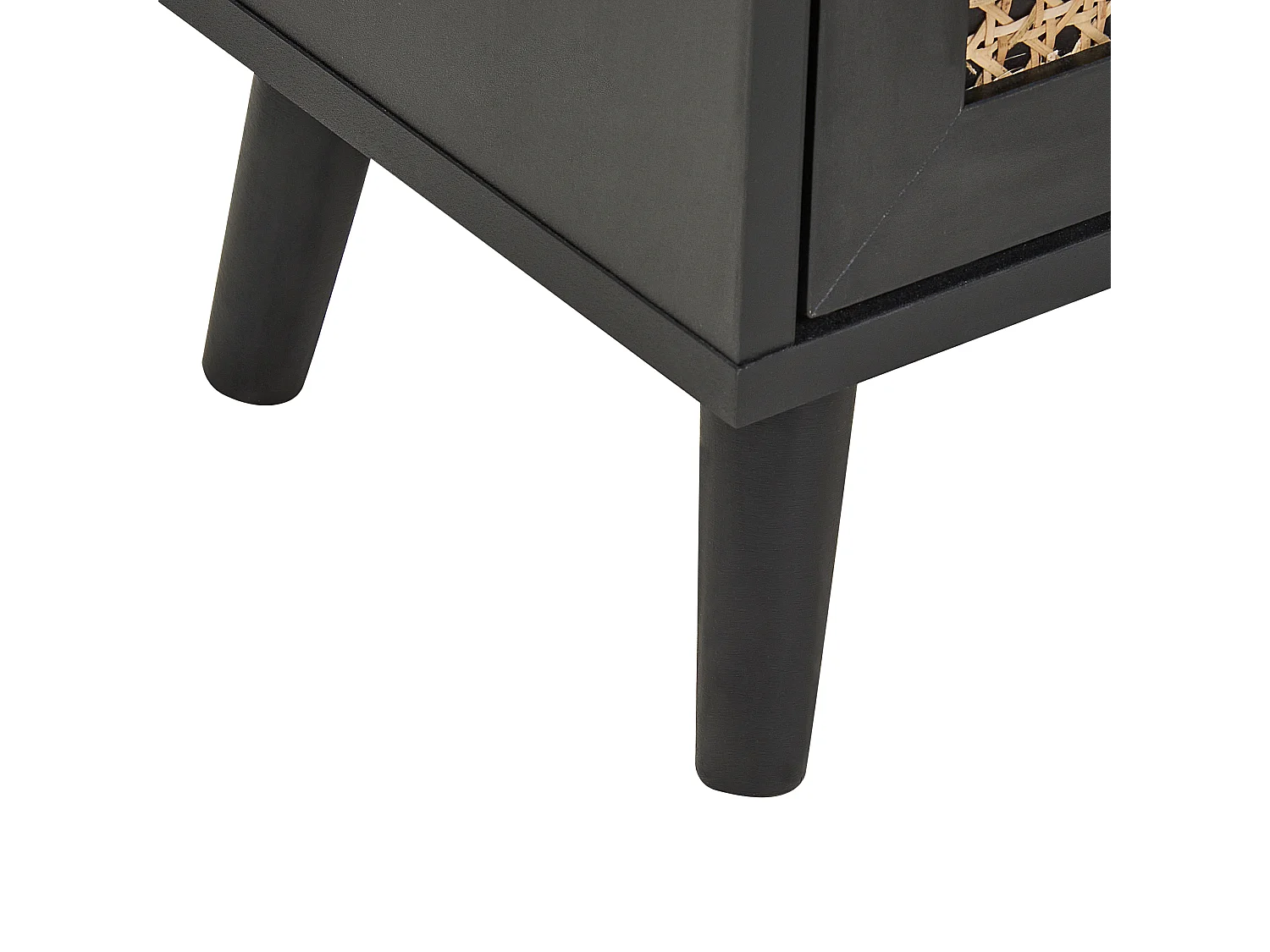 Table de nuit à 2 tiroirs OPOCO Noir