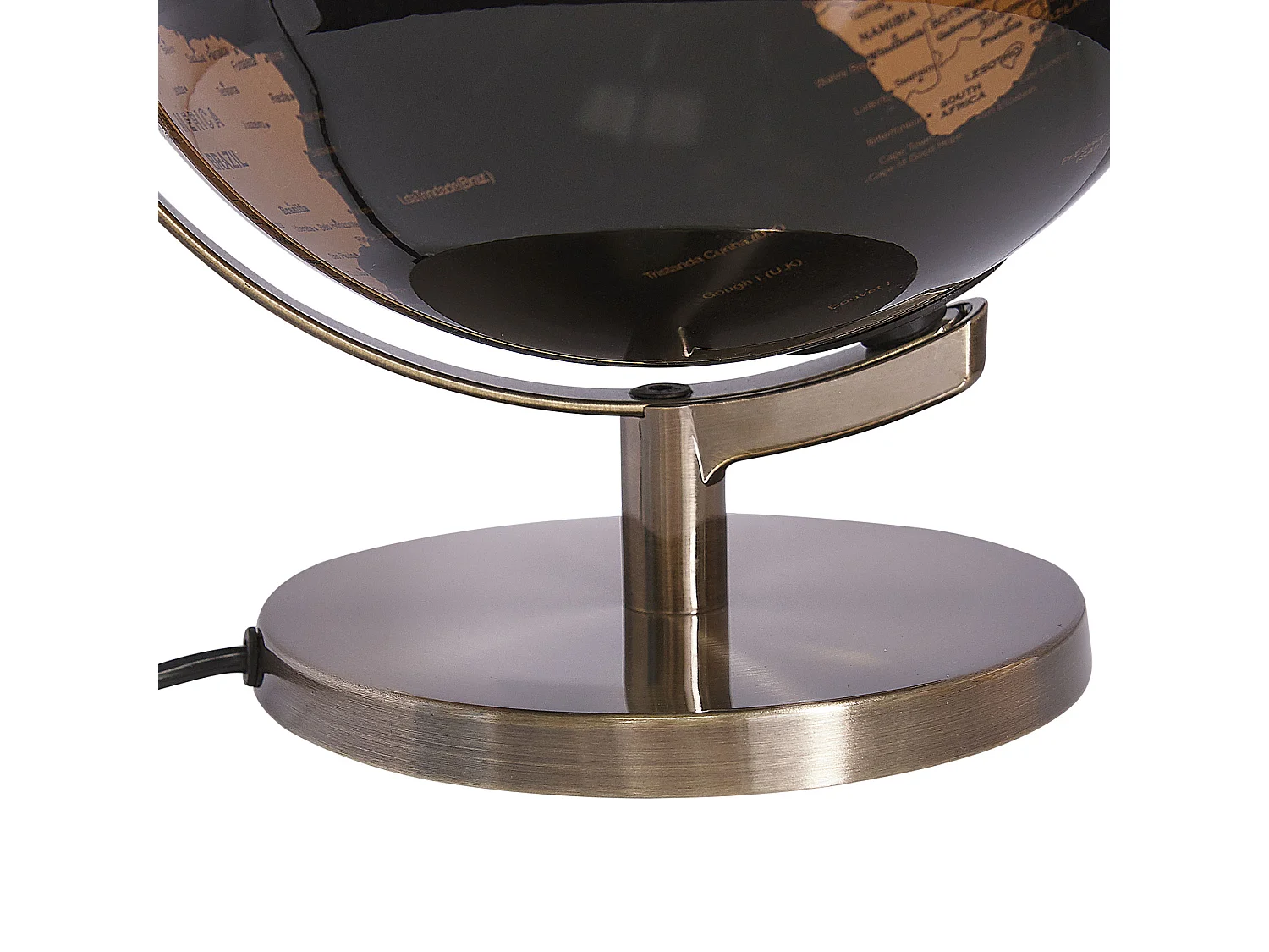 Wereldbol LED MAGELLAN Zwart 32 cm