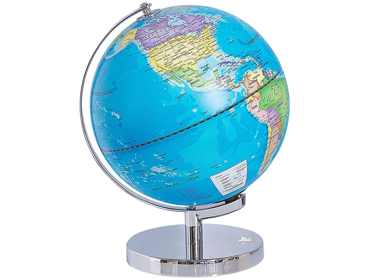 Globus LED STANLEY Niebieski 30 cm