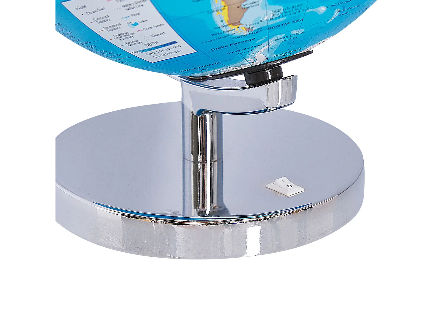 Globus LED STANLEY Niebieski 30 cm