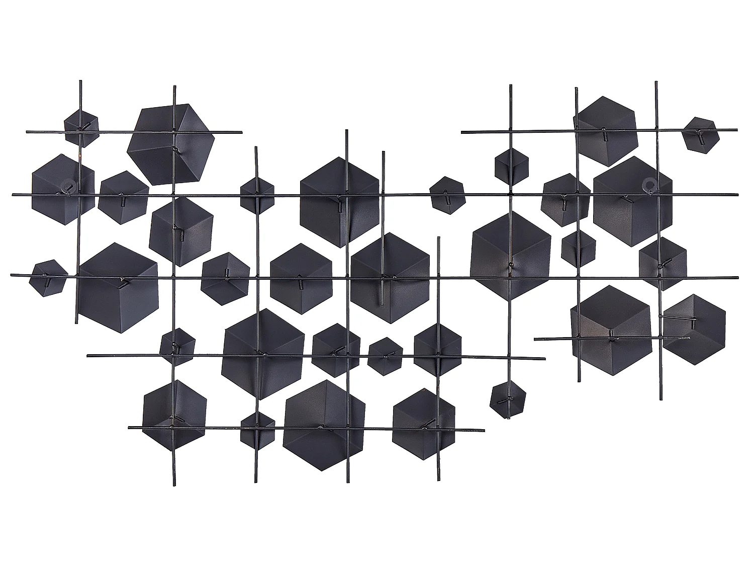 Décoration murale FLEROVIUM Métal 45 cm Doré