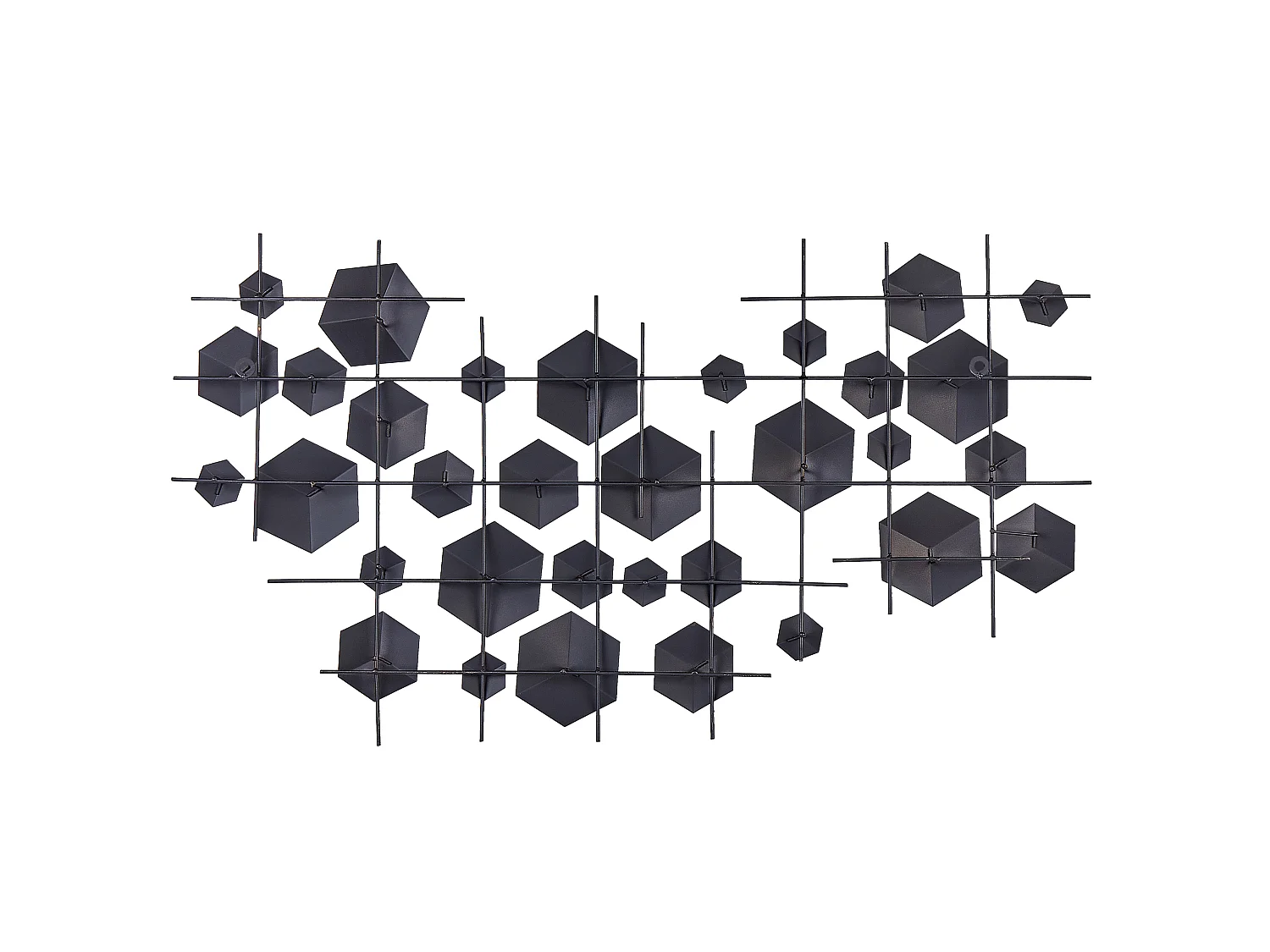 Décoration murale FLEROVIUM Métal 45 cm Doré