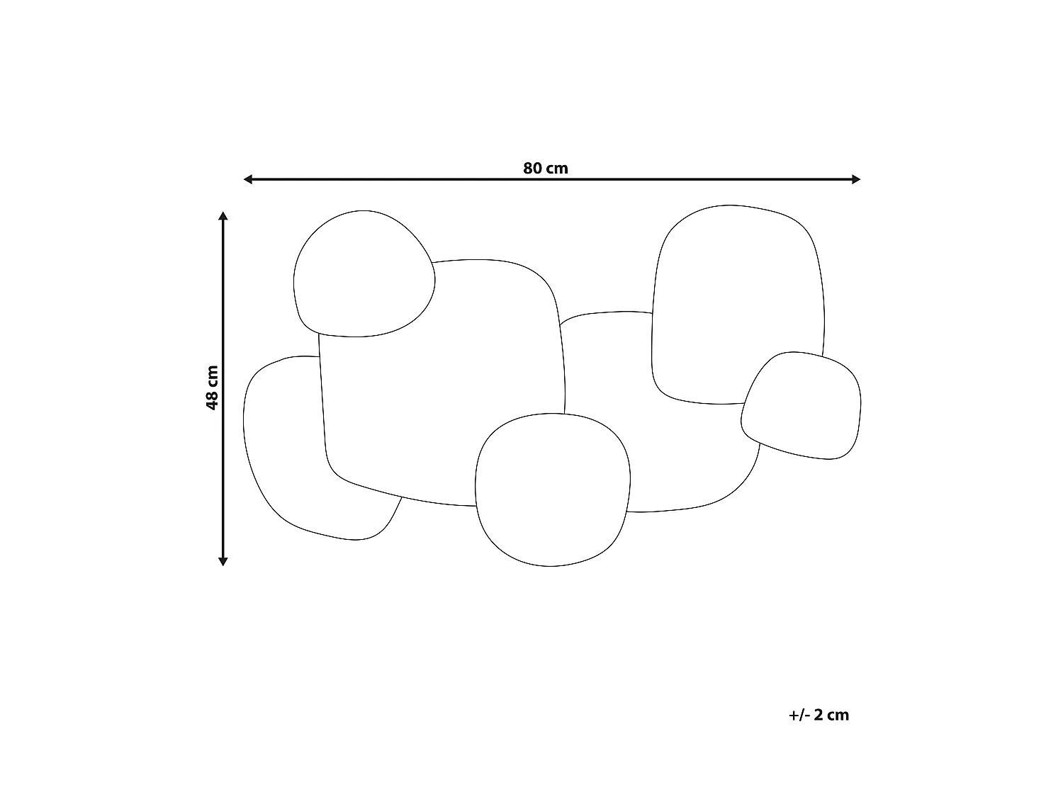 Decoração de parede HAFNIUM Metal 48 cm Dourado