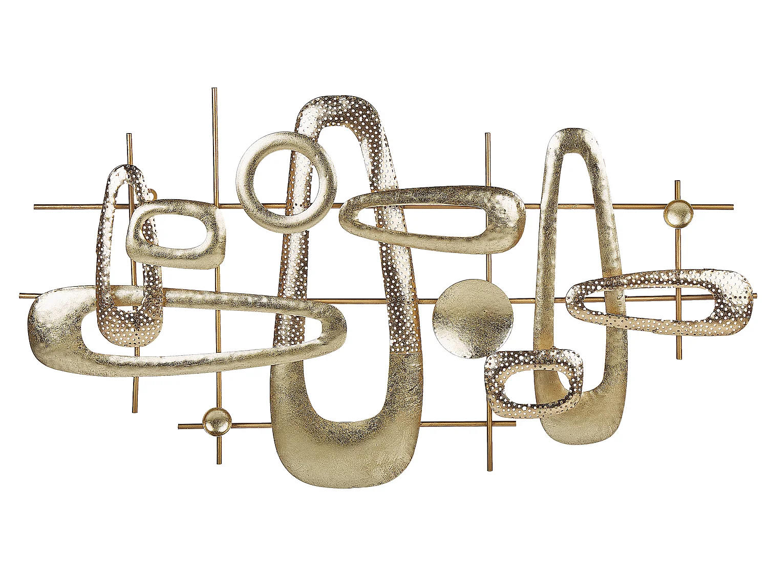 Decorazione da parete MANGANESE Metallo 50 cm Oro