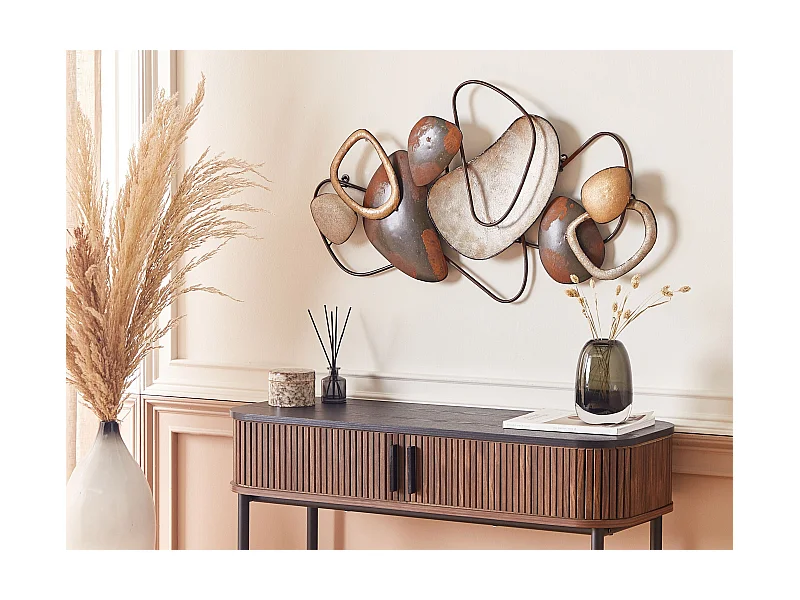 Décoration murale COBALT Métal 50 cm Marron