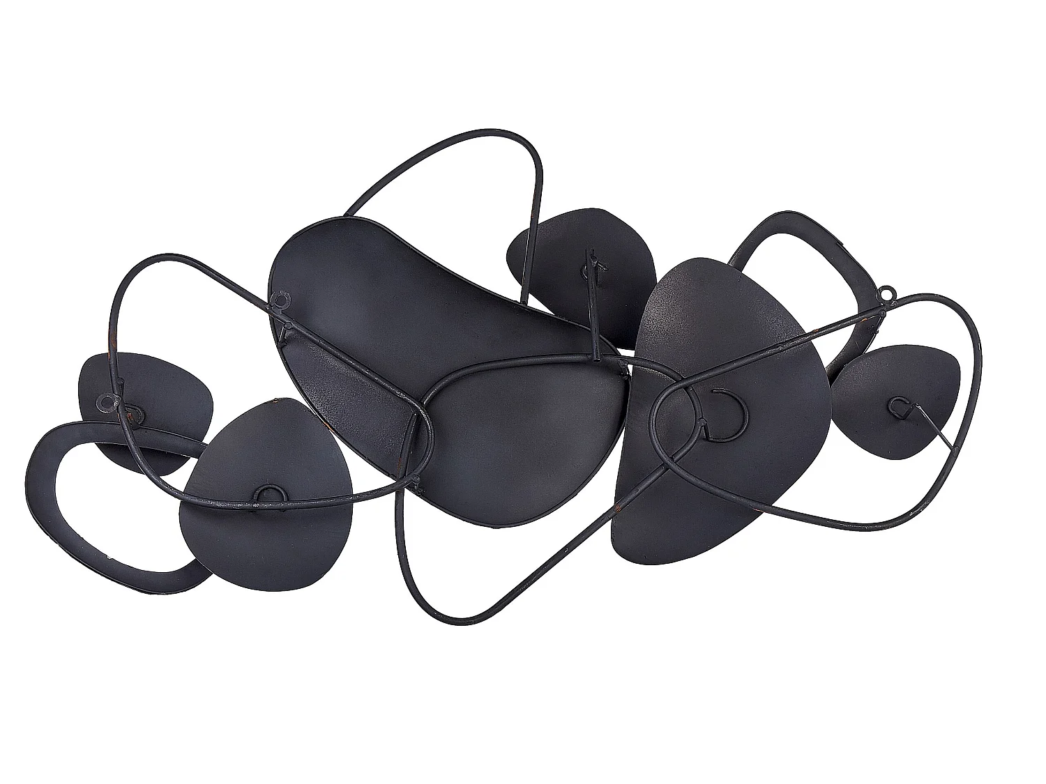 Decoração de parede COBALT Metal 50 cm Castanho