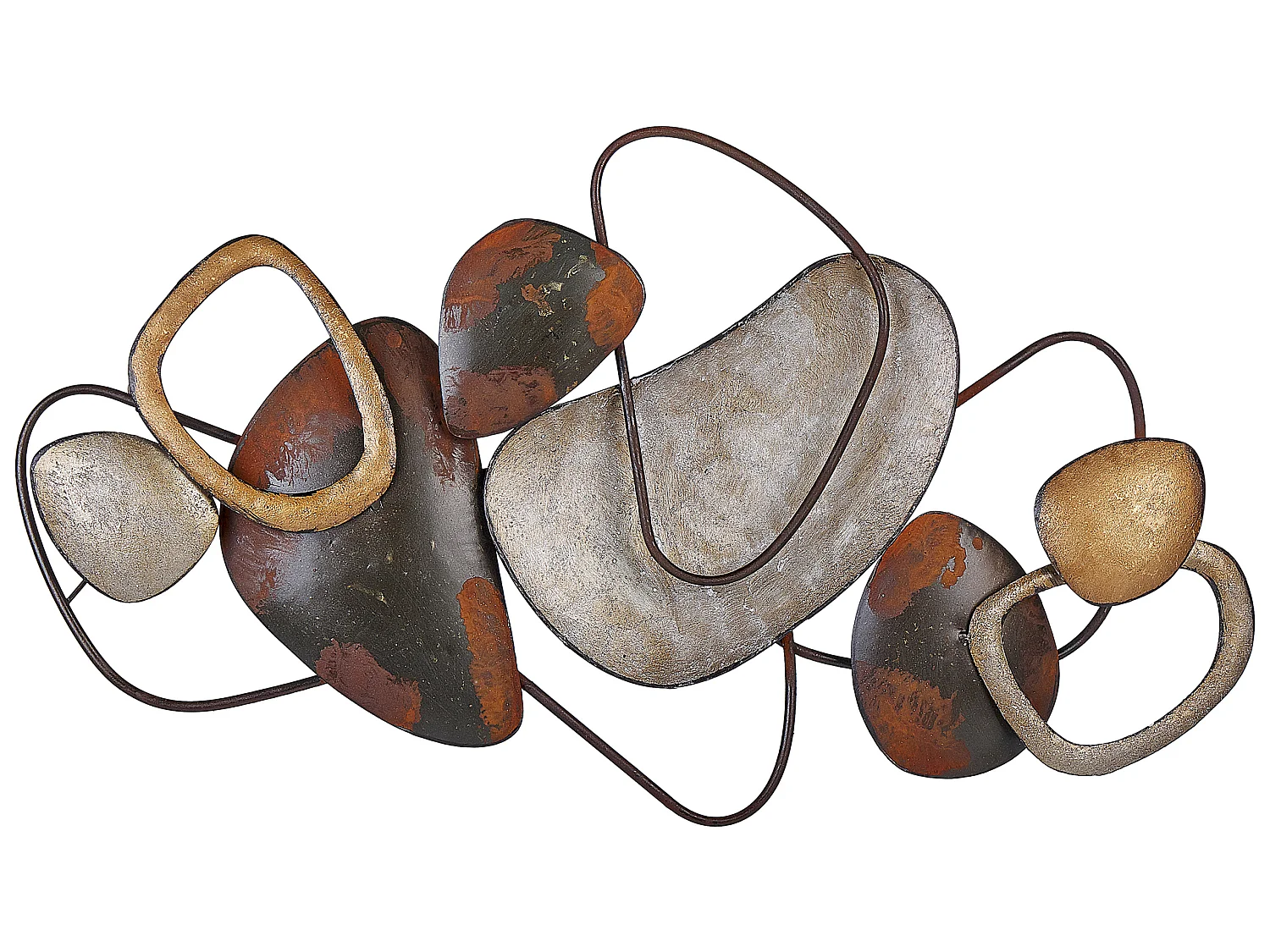 Urban Designs Grande Decorazione Parete In Metallo – Albero Della Vita, Marrone Bronzo, 92x42x2 Cm, Artigianale