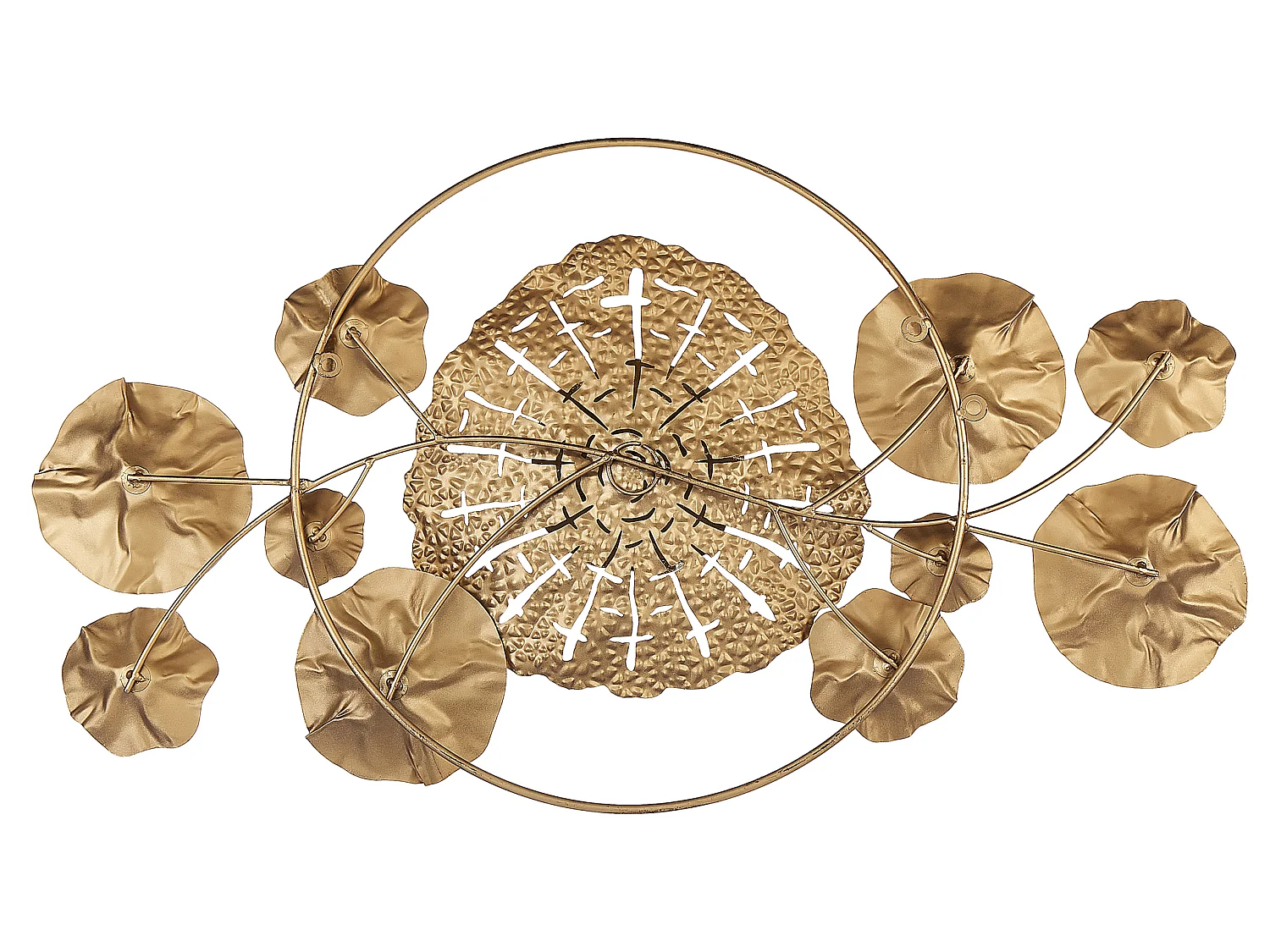 Décoration murale CHROMIUM Métal 50 cm Rouge