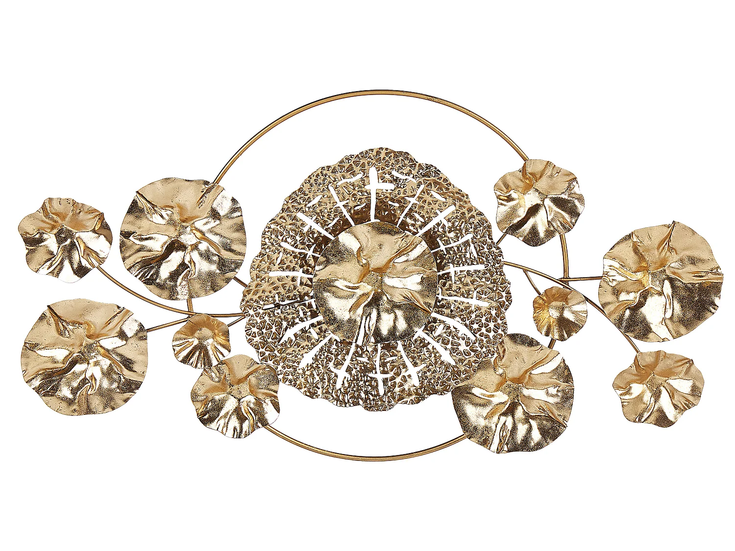 Wanddecoratie CHROMIUM Metaal 50 cm Rood