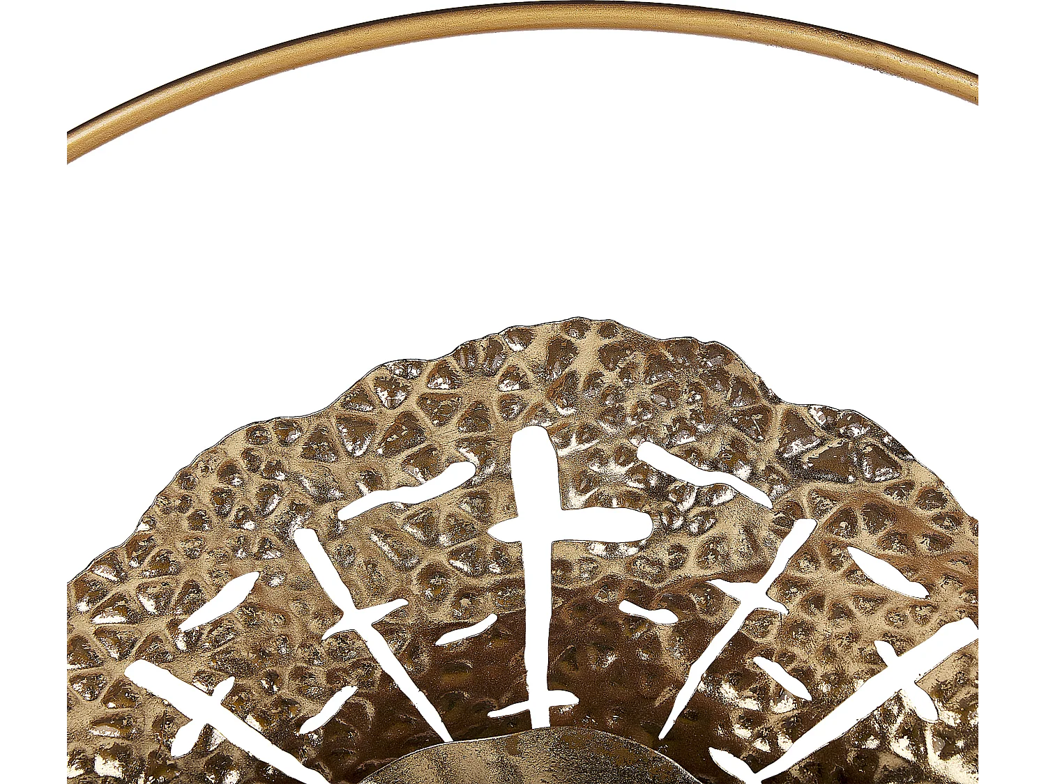 Wanddecoratie CHROMIUM Metaal 50 cm Rood