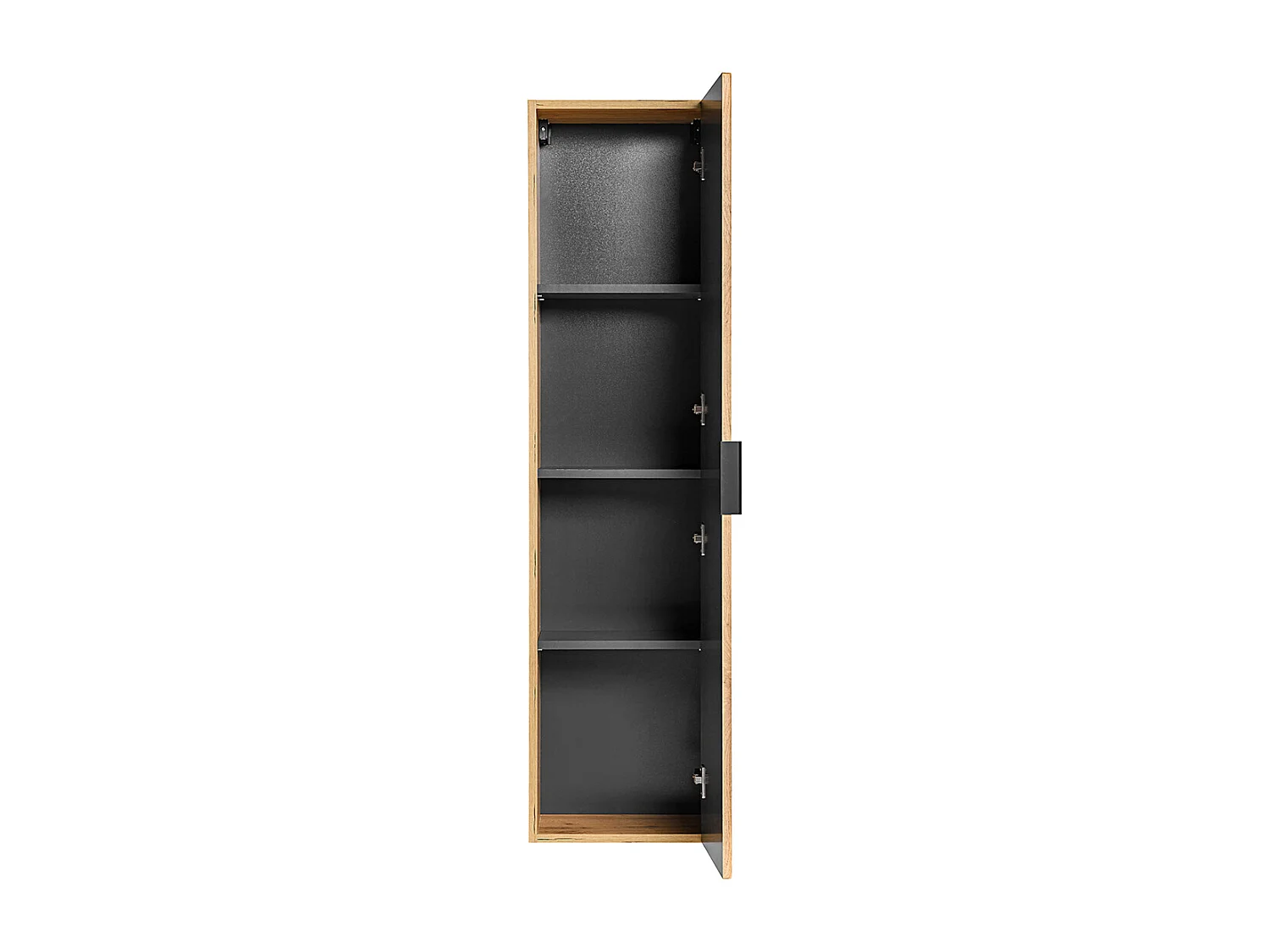 Colonna del bagno 1 anta Adriel marrone