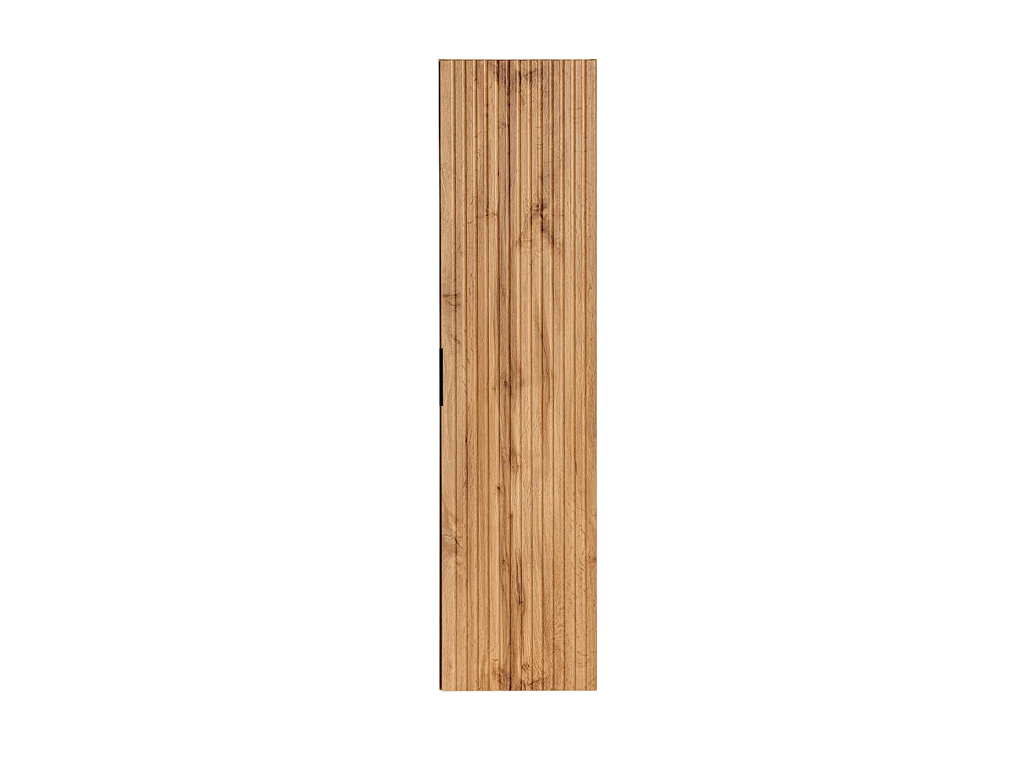Bathroom Wall Cabinet Tall Slim Storage Unit Oak Ribbed Tallboy Floating Furniture Adel