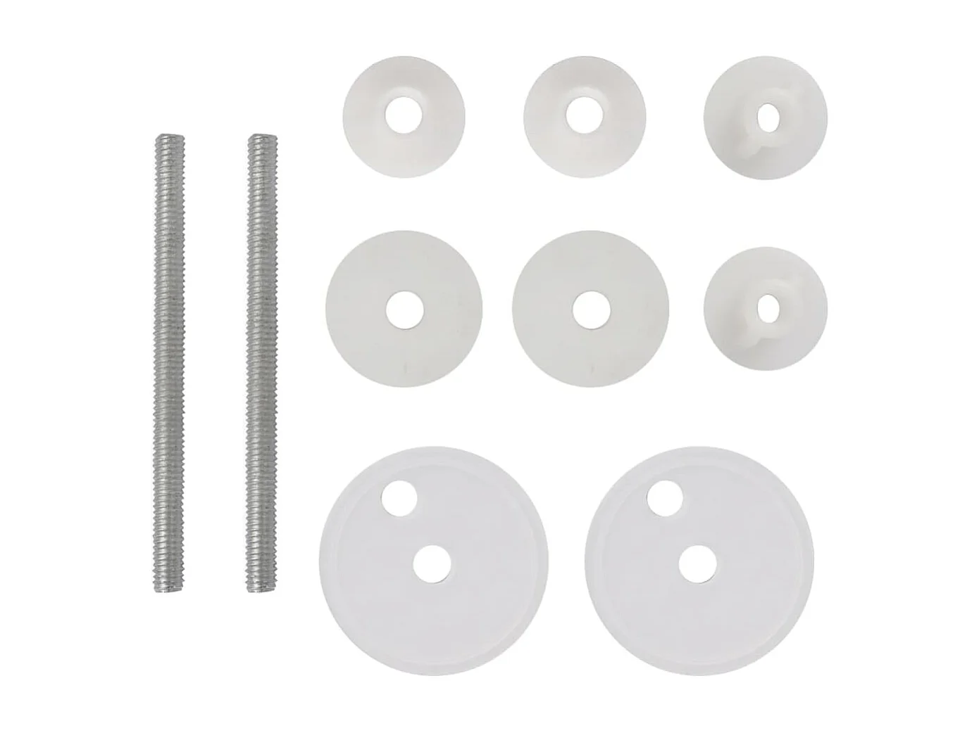 Lot de deux sièges effet bois marron 43.7 x 37.8 x 43.7 cm 02_0002950