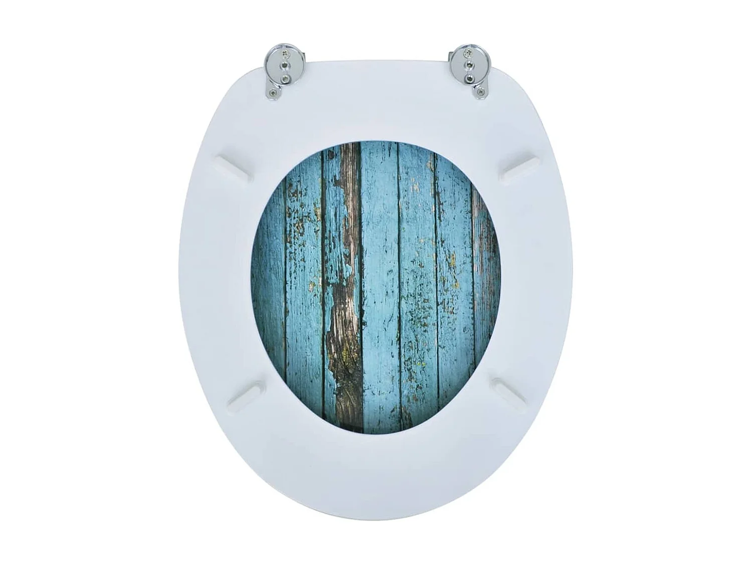 Conjunto de dois assentos com tampo de sanita com revestimento em MDF Madeira antiga 02_0002950