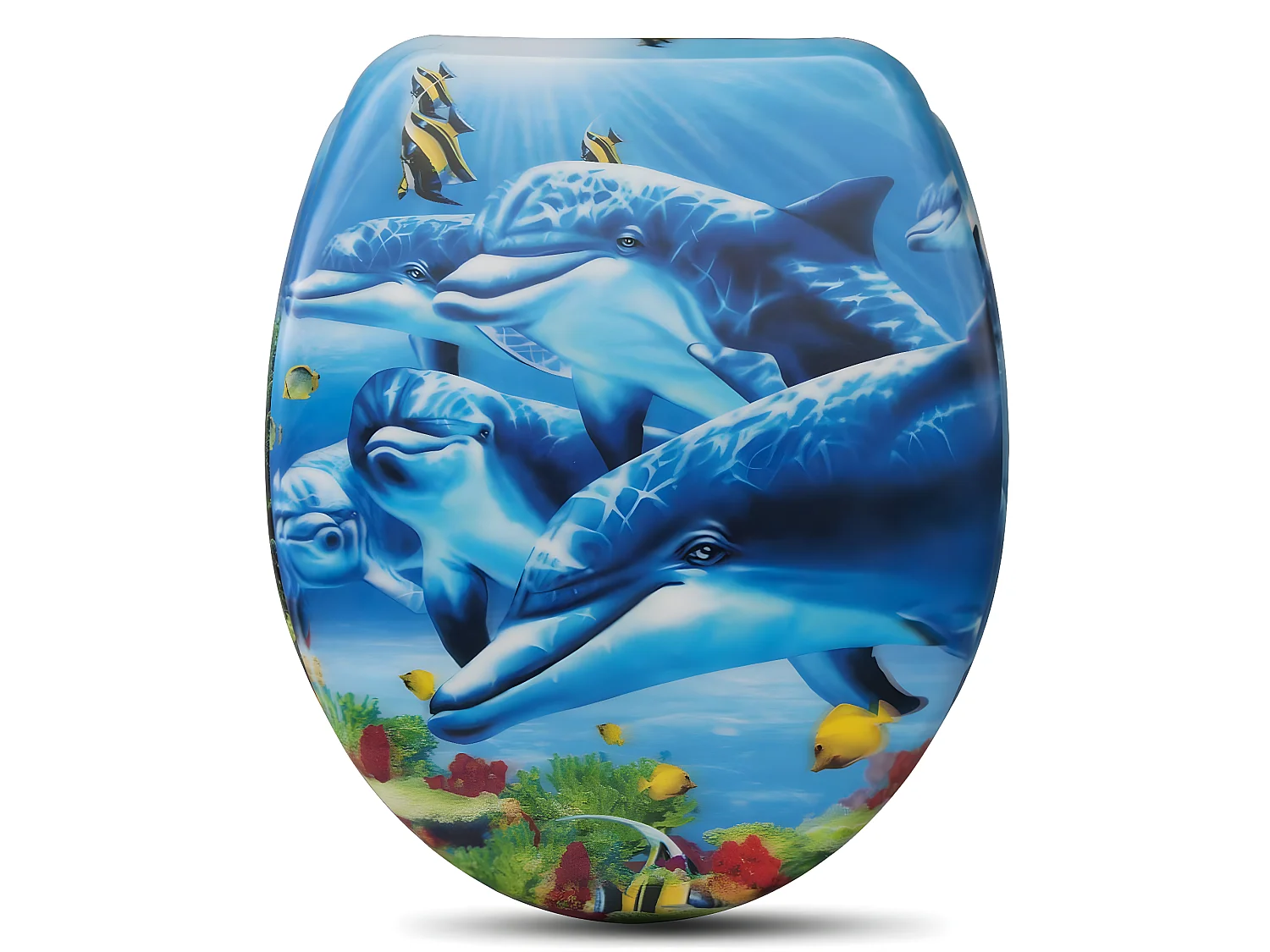 Assento sanitário Duroplast com rebaixamento automático de golfinhos 19_0000673