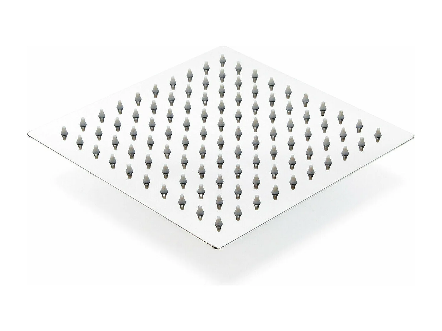 Pommeau de douche carré argenté 2 x 20 x 5 cm 16_0000625