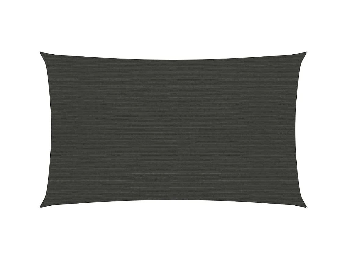 Vela in tessuto per ombrellone 160 g/m² antracite 3 x 5 m HDPE 02_0008926