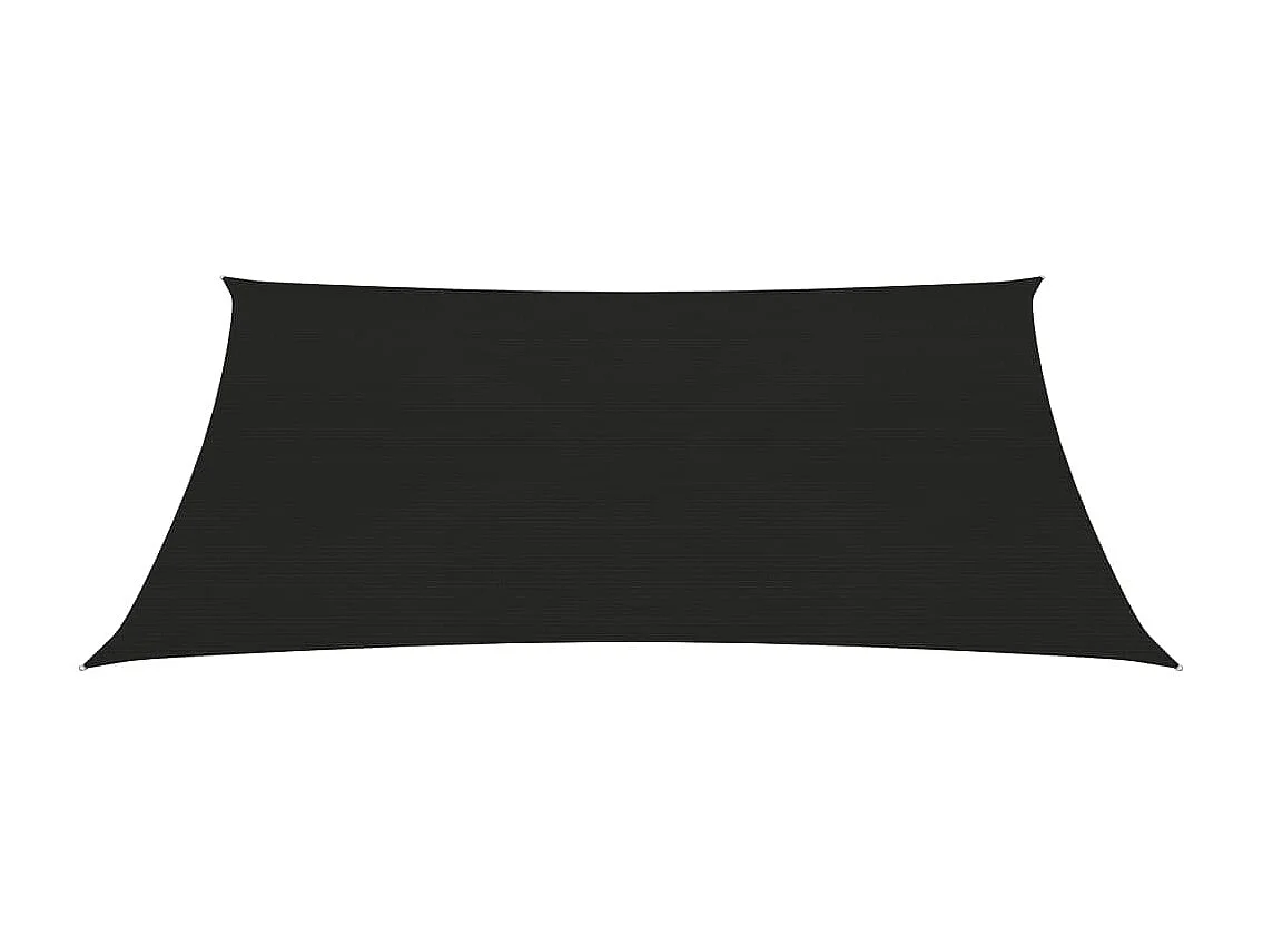 Vela de sombra 160 g/m² 3,5 x 4,5 m HDPE negro 02_0009194