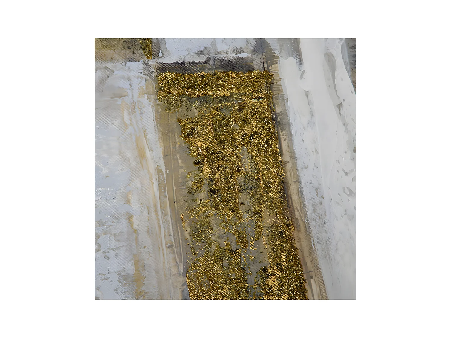 Juego de dos cuadros63*93*3.5 abstractos con marco negro pinceladas doradas new york