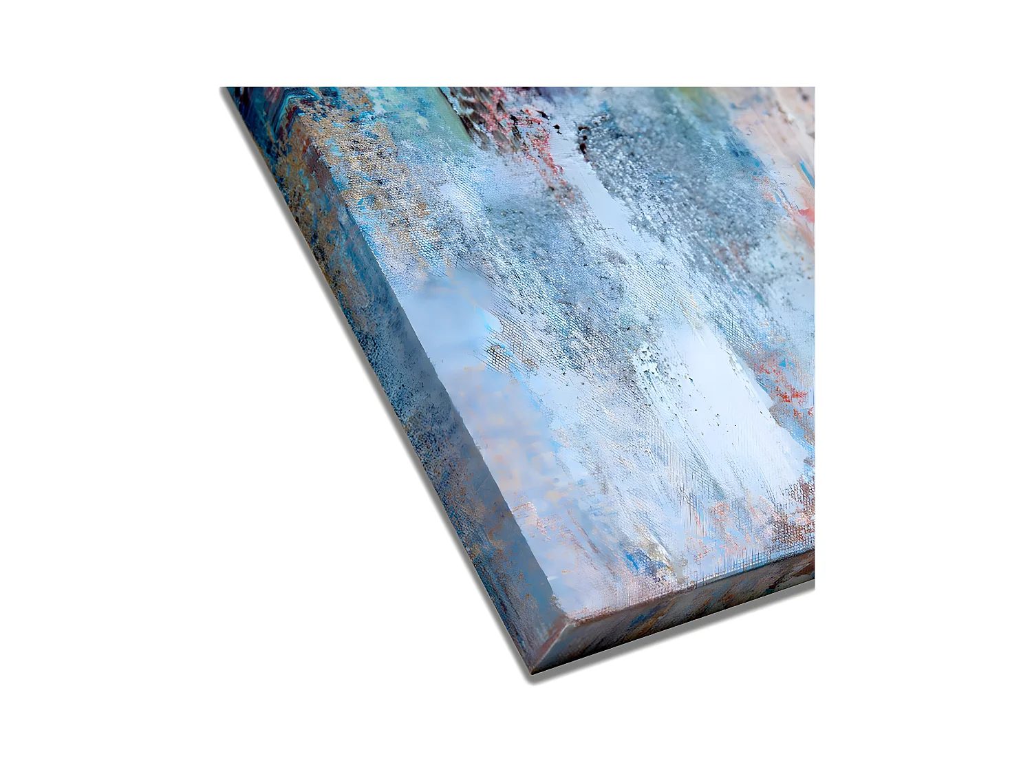 Juego de 2 lienzos 80*80 abstracto ciudades personas dallas