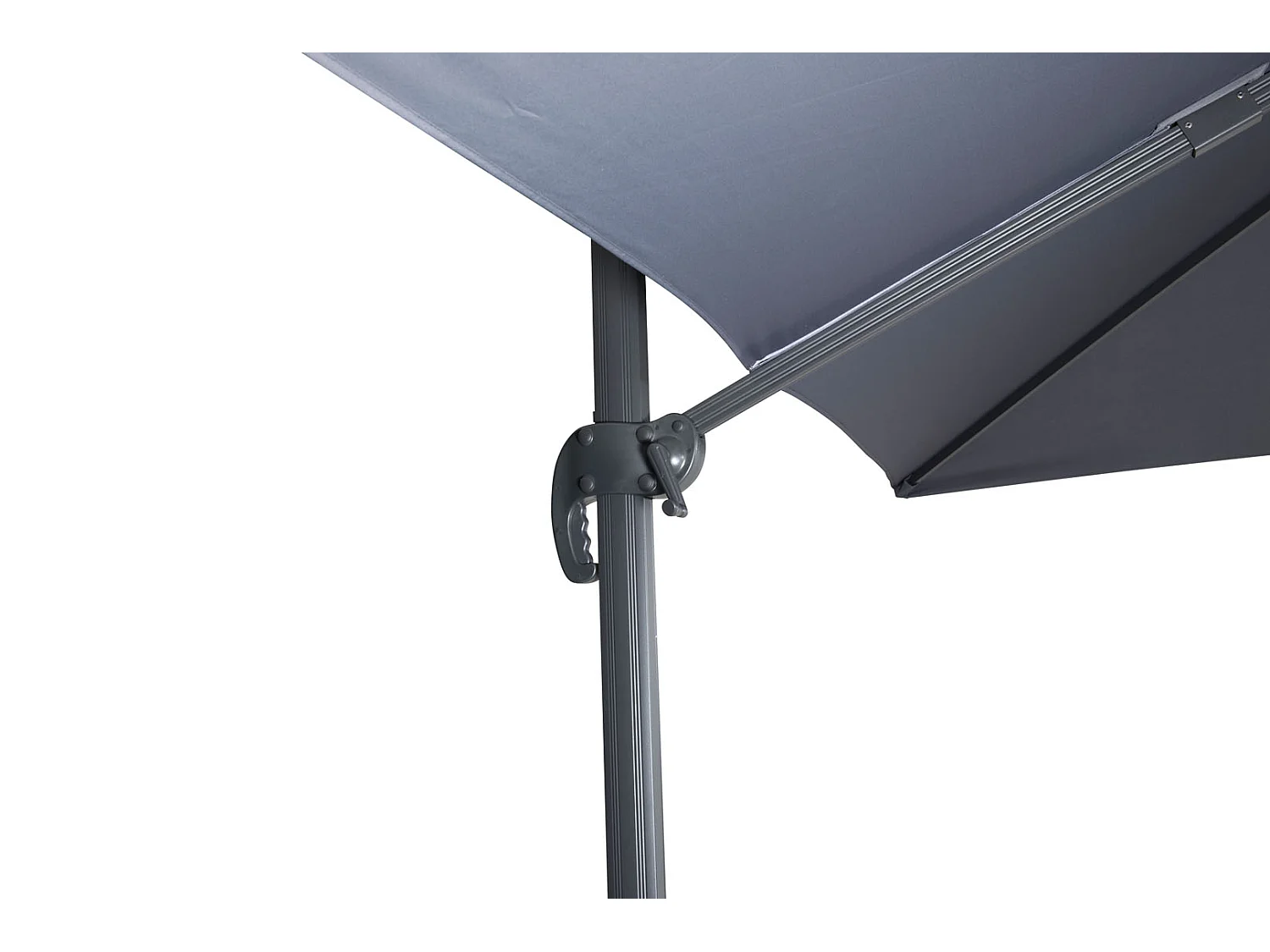 Parasol Design "Leeds" 293cm Gris Foncé