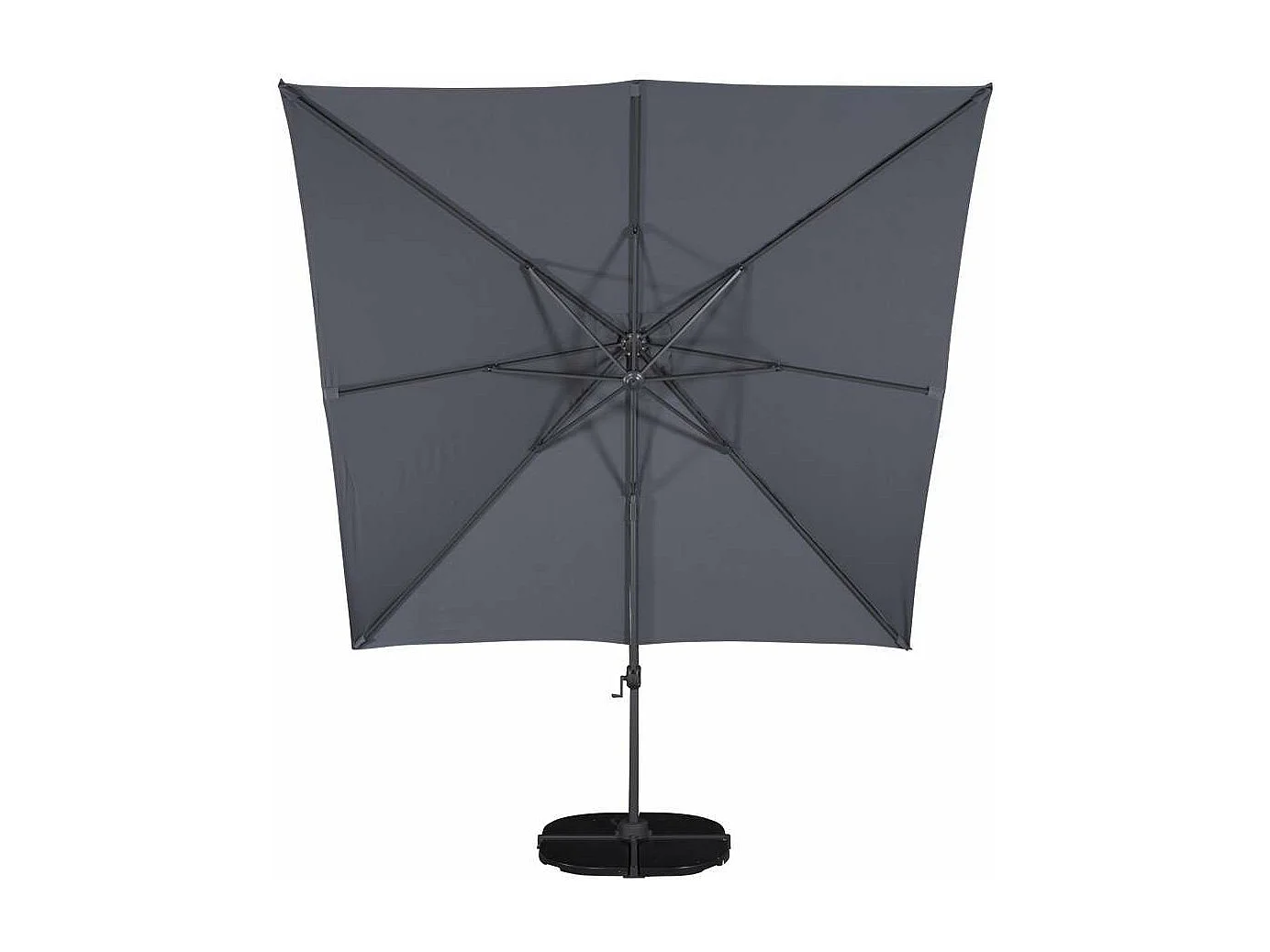 Parasol Design "Leeds" 293cm Gris Foncé