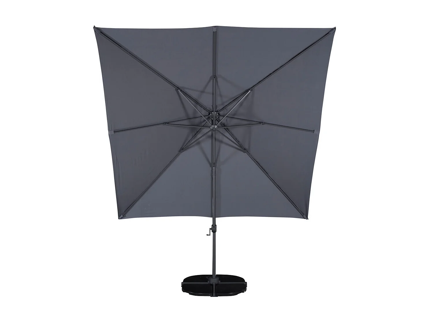 Parasol Design "Leeds" 293cm Gris Foncé
