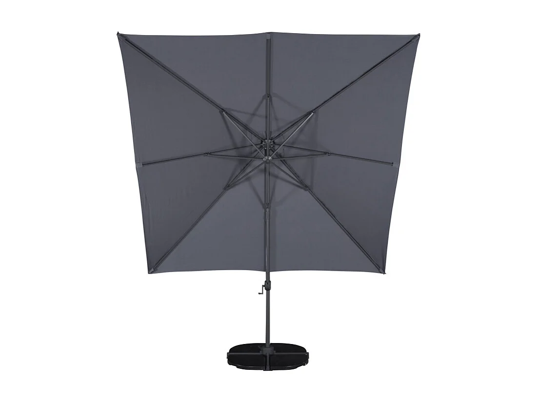 Parasol Design "Leeds" 293cm Gris Foncé