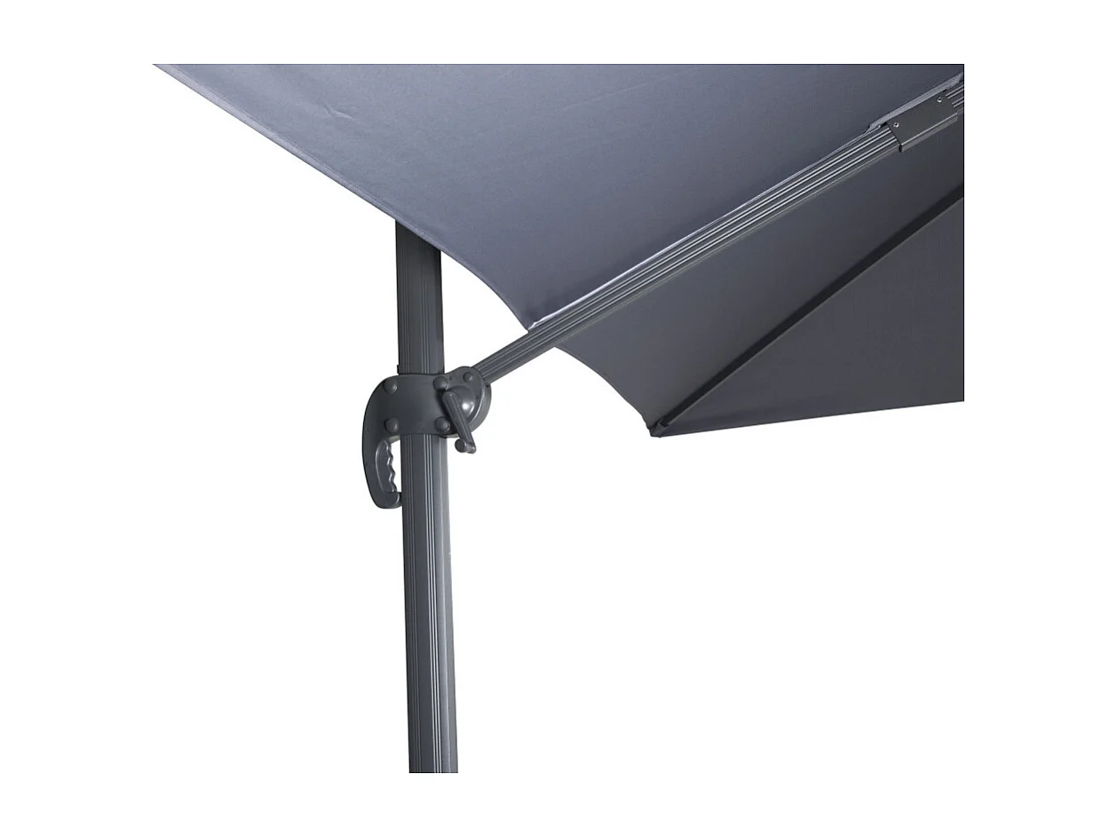 Parasol Design "Leeds" 293cm Gris Foncé